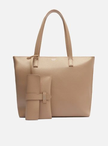 Bolsa Shopping Bege Mercato Grande