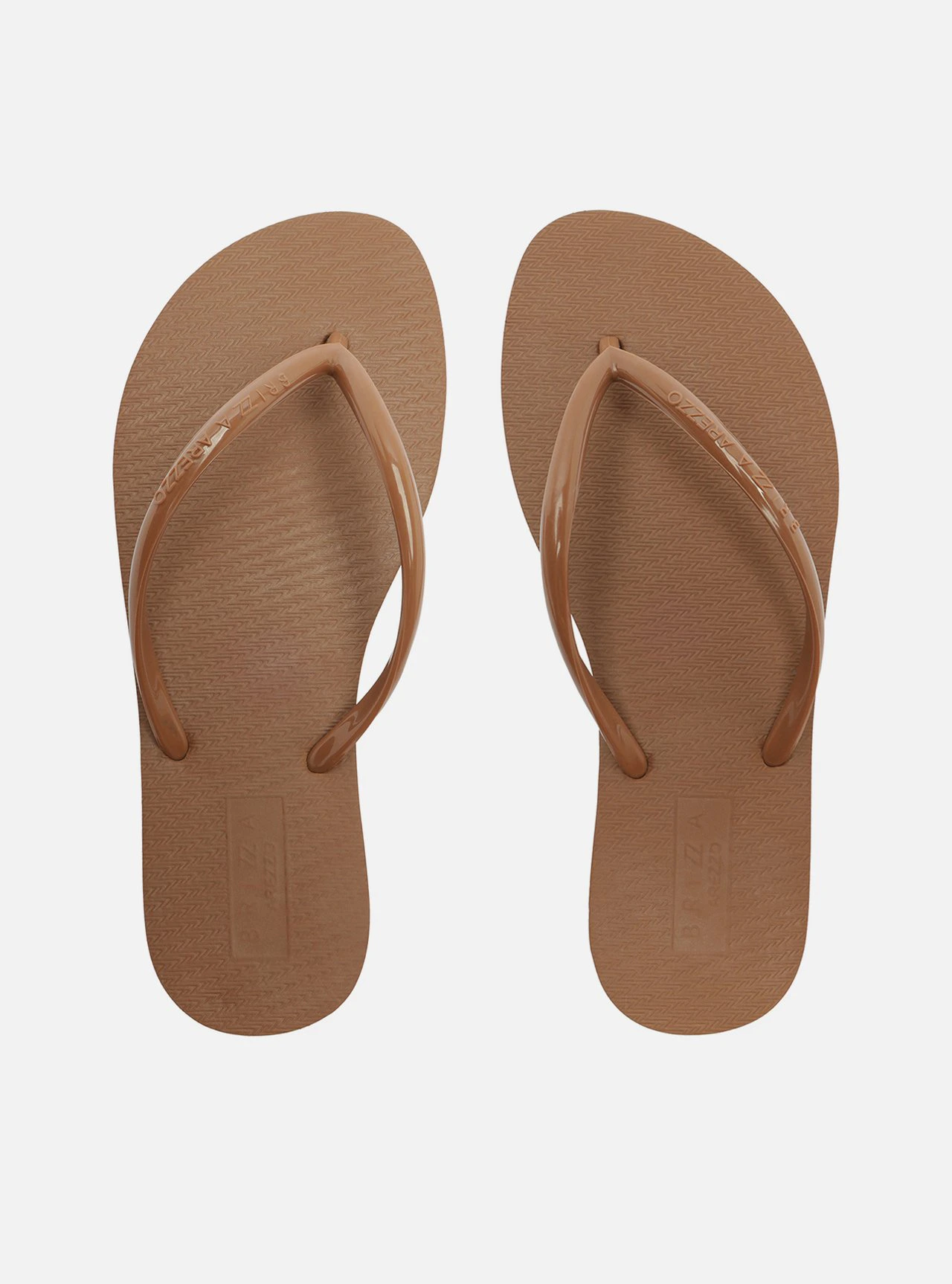 Chinelo de Dedo Marrom Plataforma Tiras Brizza