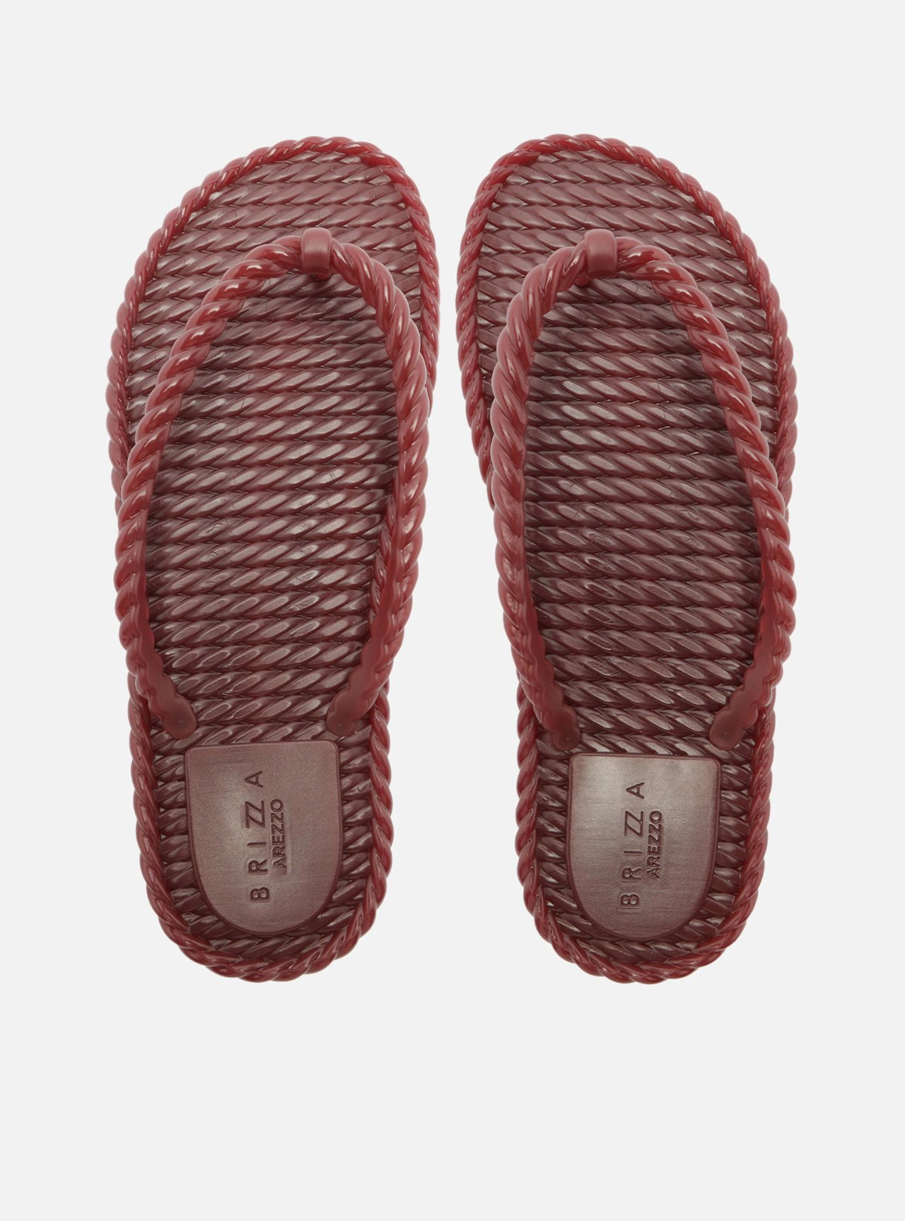 Chinelo de Dedo Vermelha Tressê Brizza