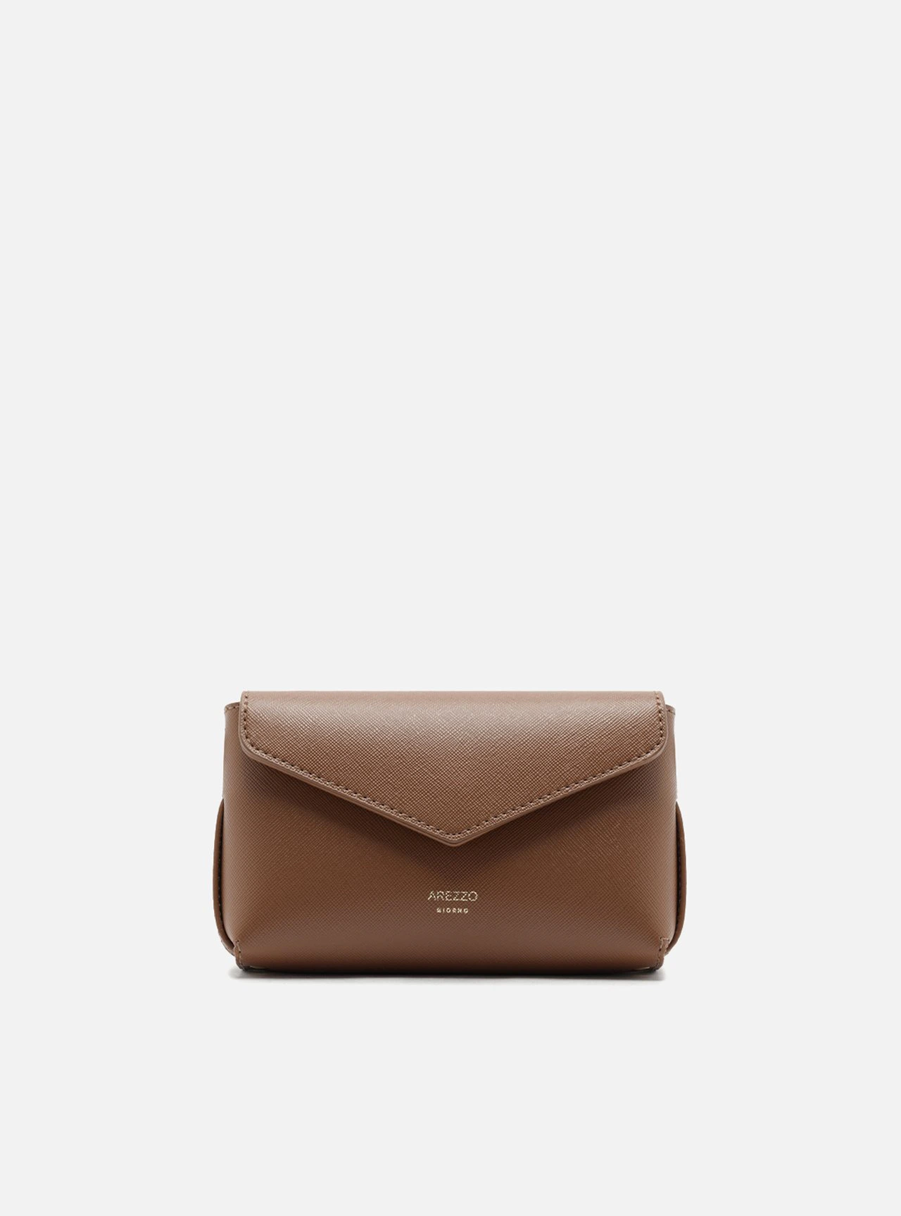 Bolsa Tiracolo Marrom Pequena Envelope