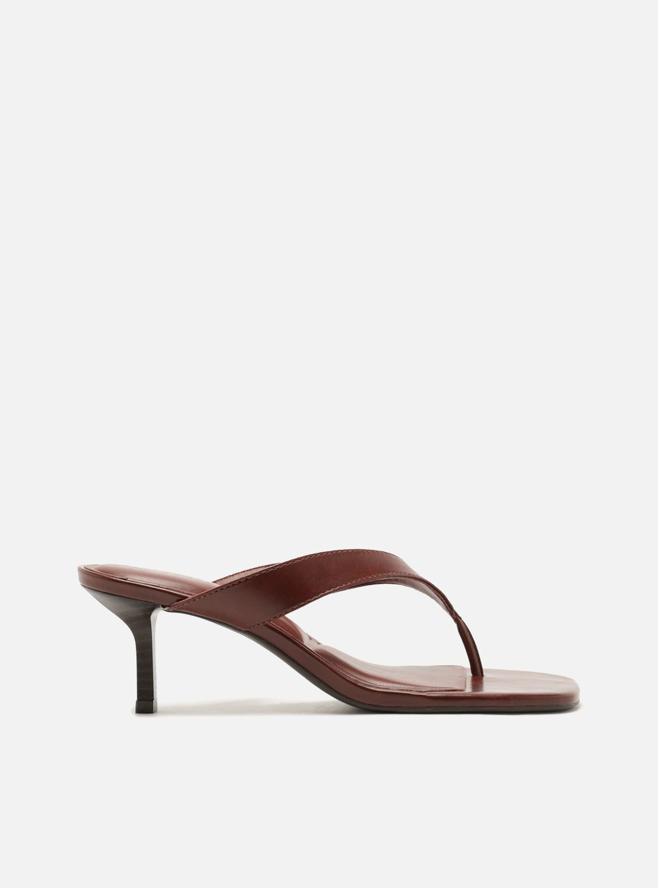 Tamanco Vermelho Salto Fino Tiras