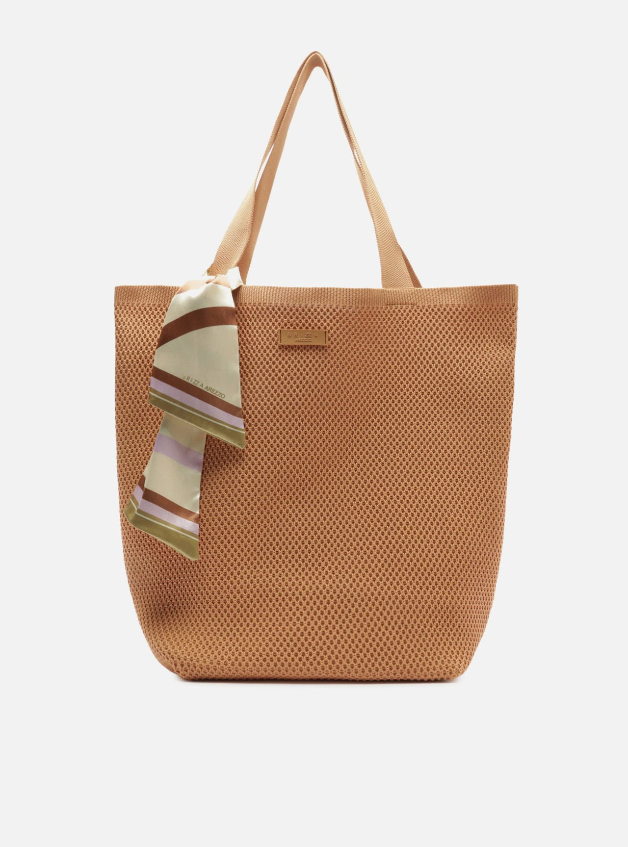 Bolsa Shopping Multicolorida Knit Grande Nó Brizza