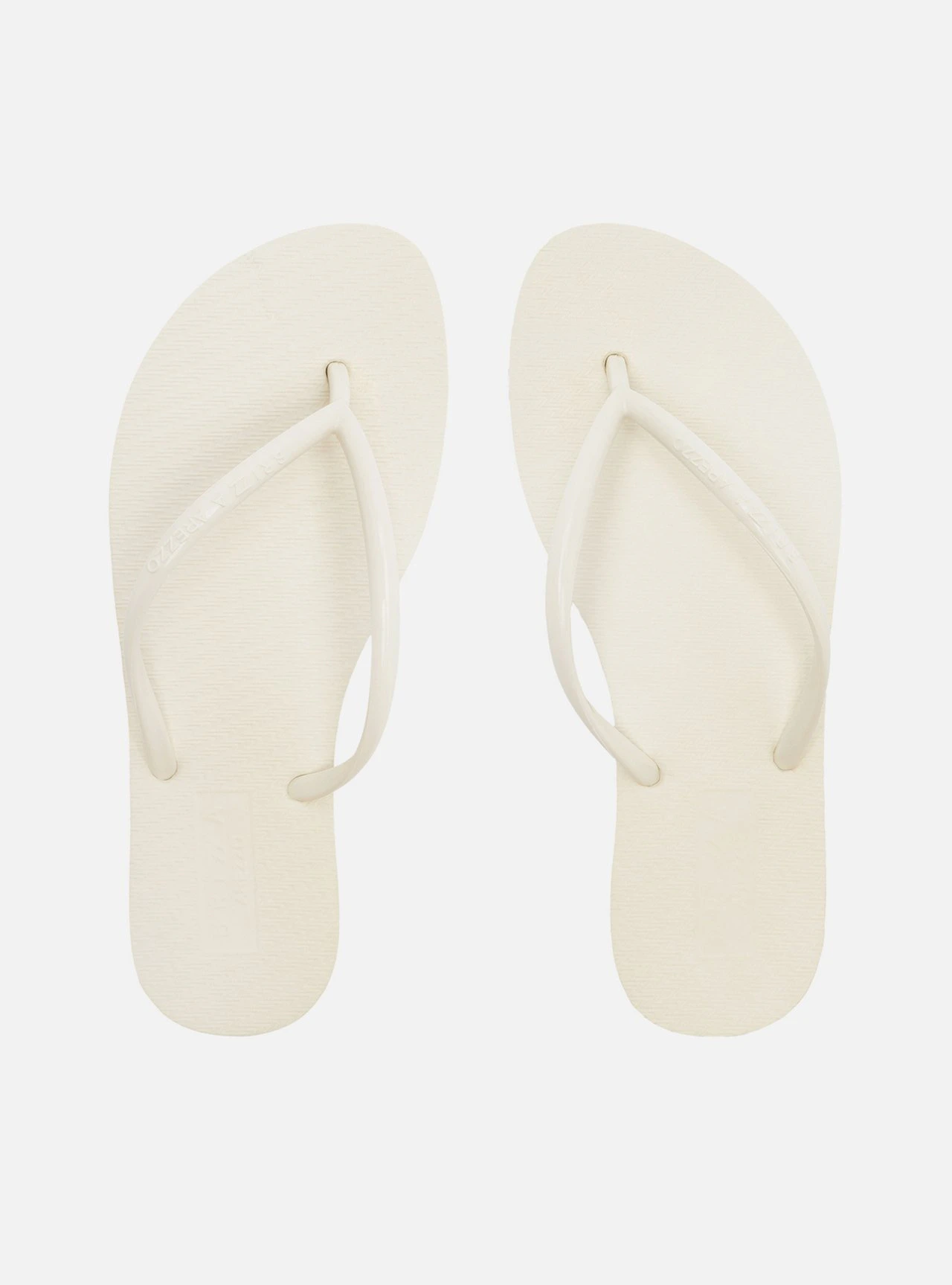 Chinelo de Dedo Branca Plataforma Tiras Brizza