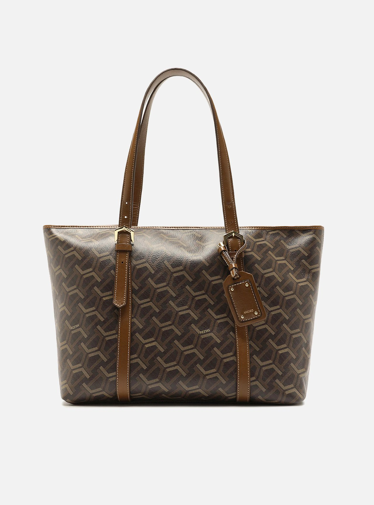 Bolsa Shopping Multineutro Couro Grande Monograma
