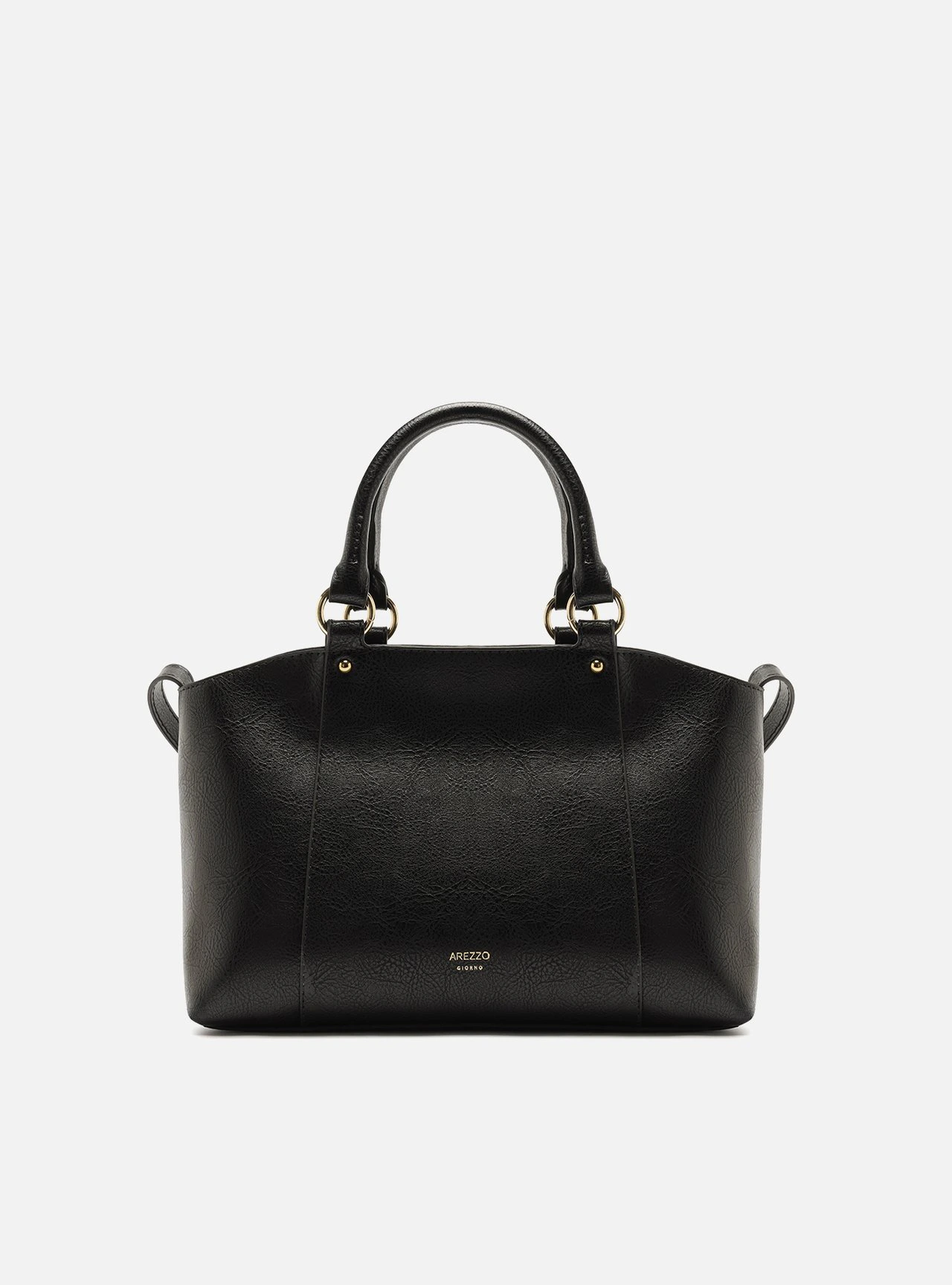 Bolsa Tote Marrom Média Metais