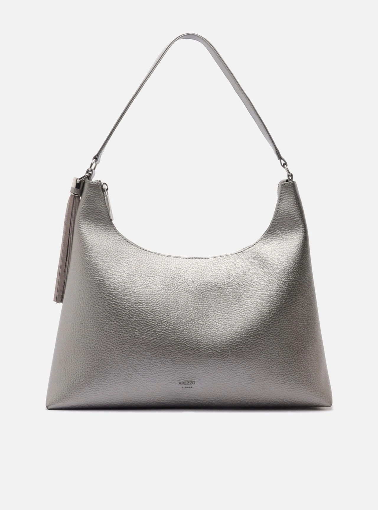 Bolsa Hobo Metalizada Grande