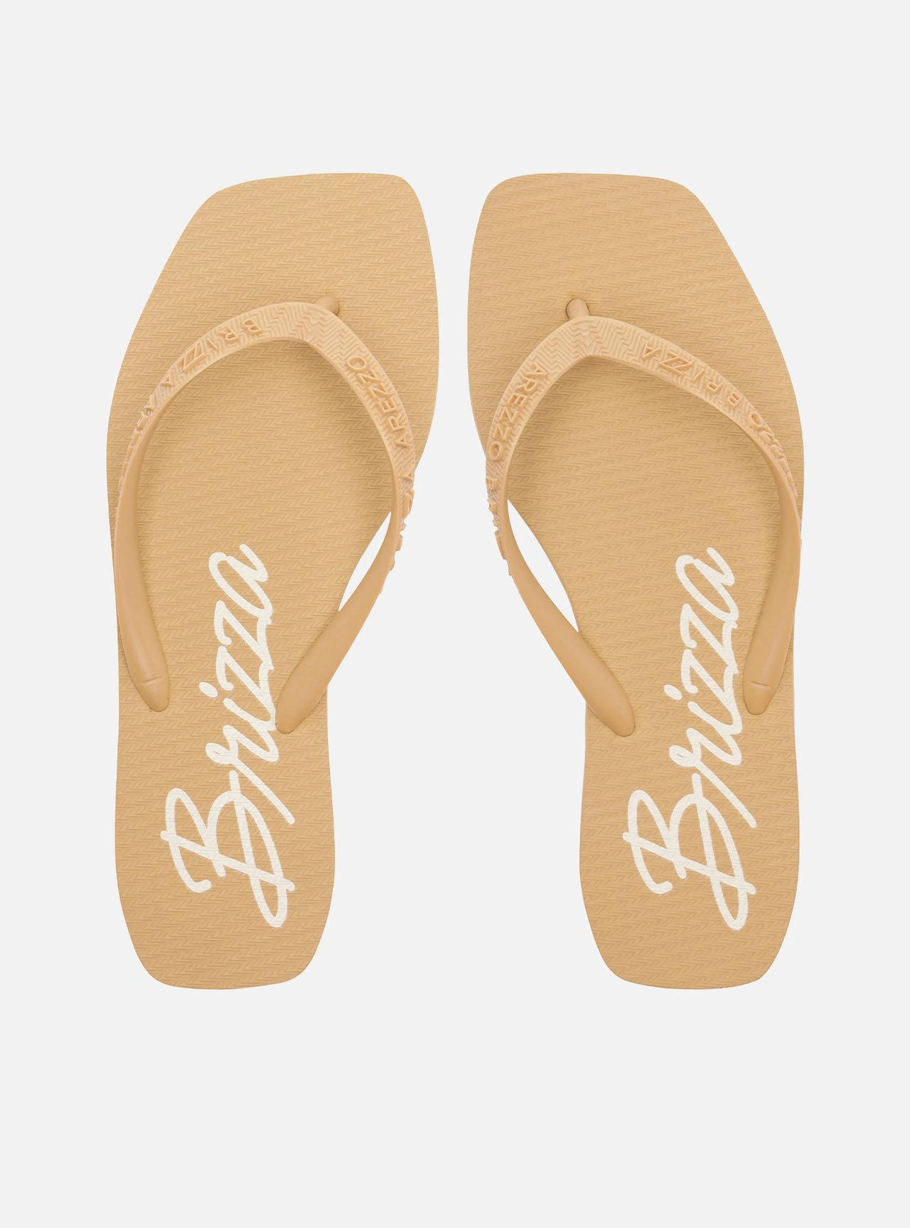 Chinelo de Dedo Nude Flatform Brizza