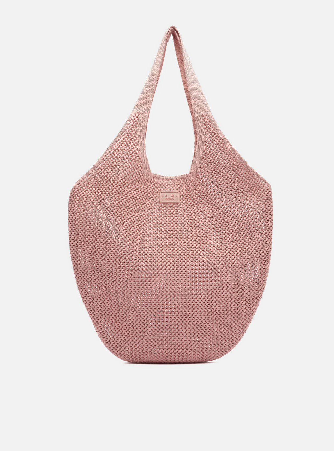 Bolsa Shopping Rosa Knit Grande Brizza
