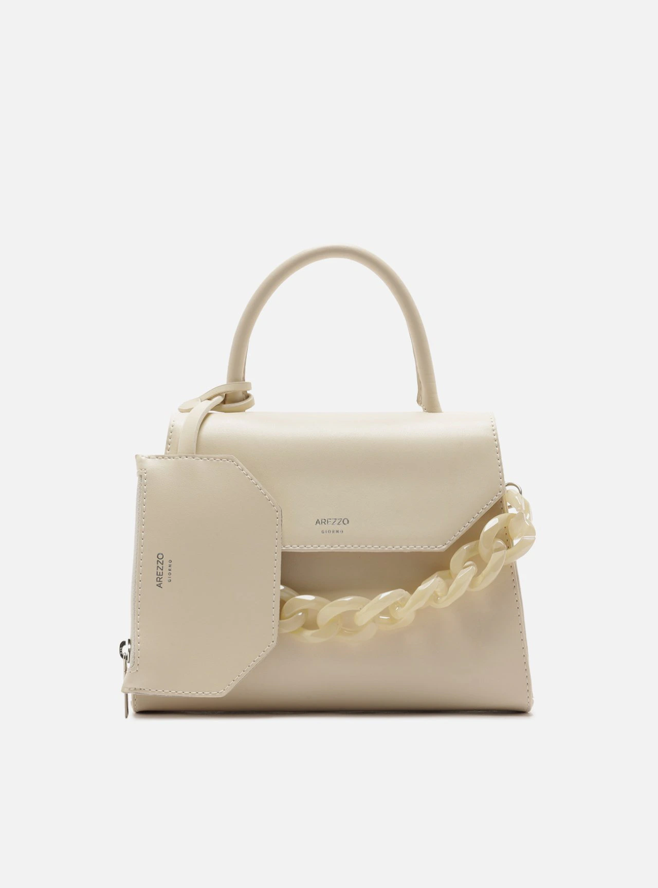 Bolsa Tote Off-White Iara Média