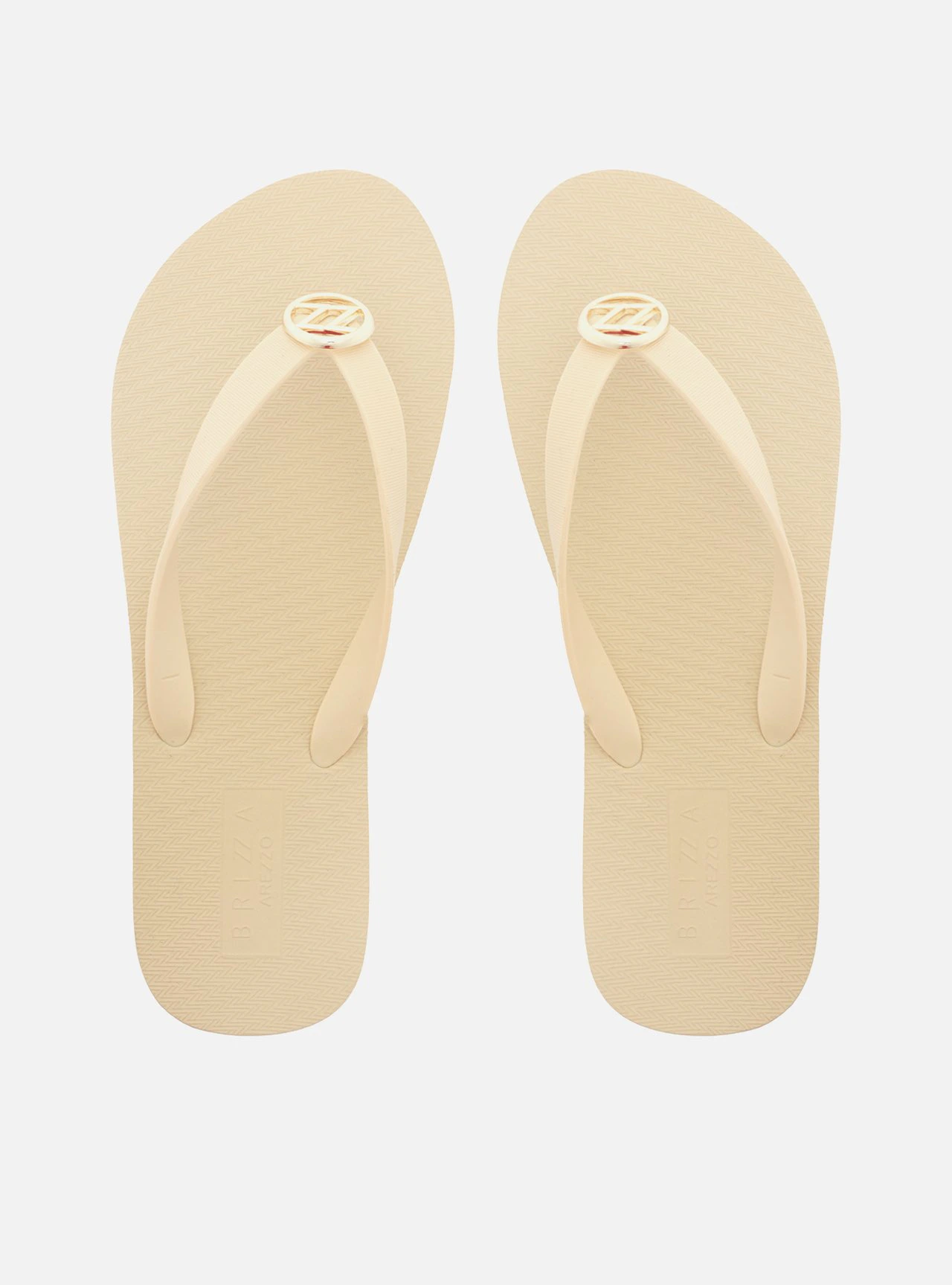 Chinelo Off White Essential Metal ZZ