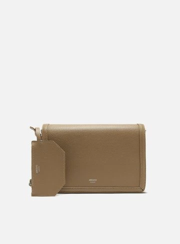 Bolsa Tiracolo Marrom Média