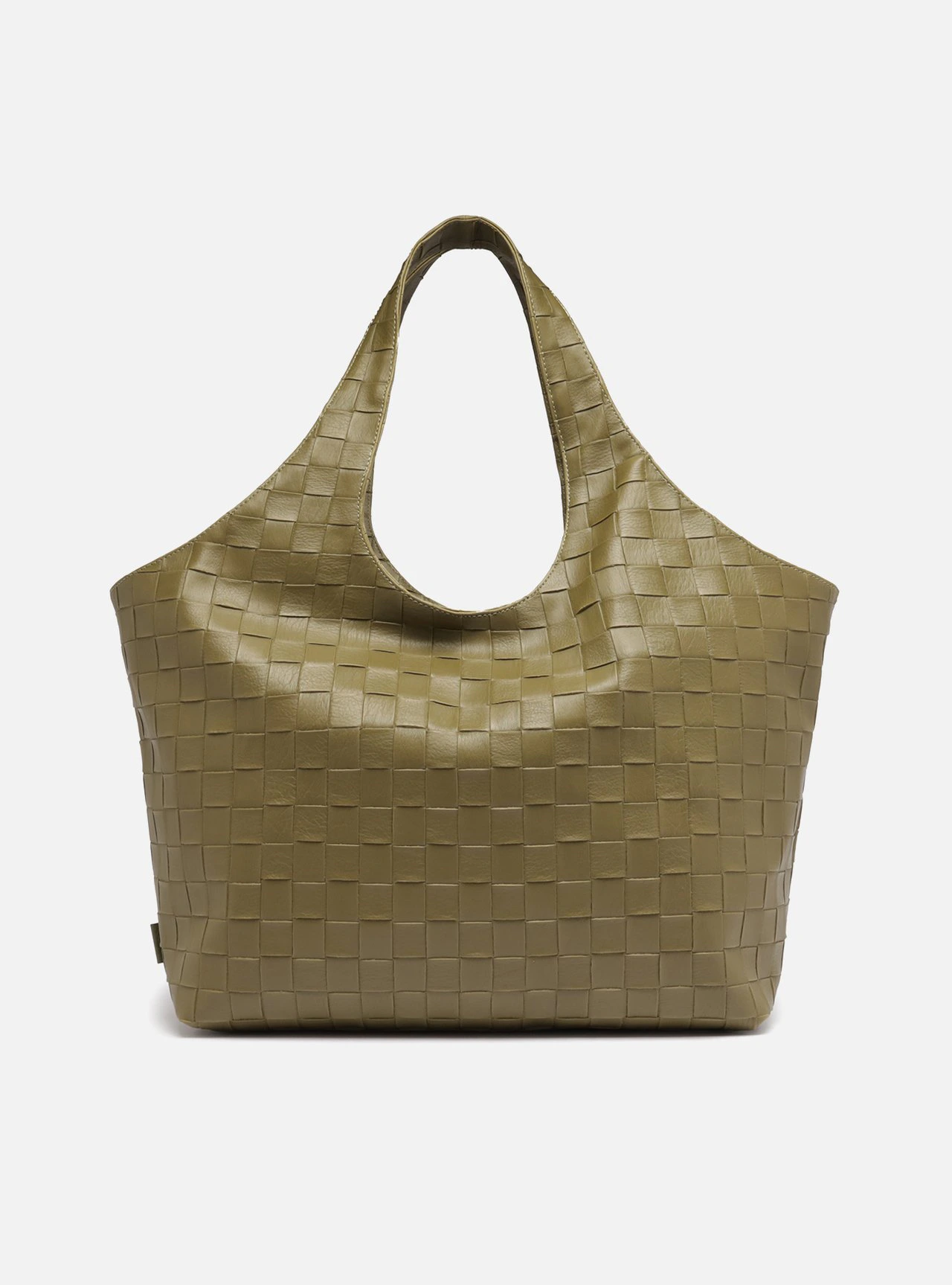 Bolsa Hobo Verde Grande Tressê