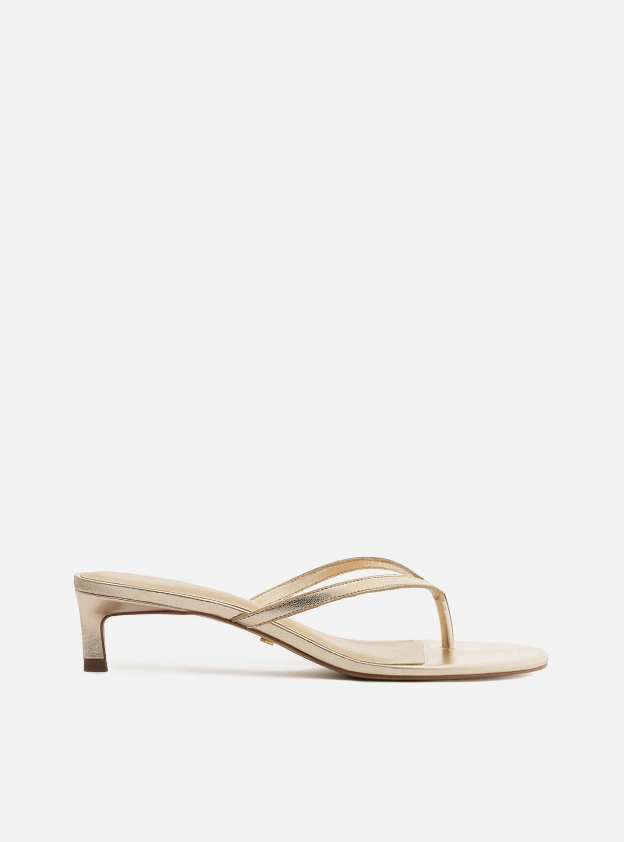 Tamanco Preto/Bege Salto Fino Pelo Zebra