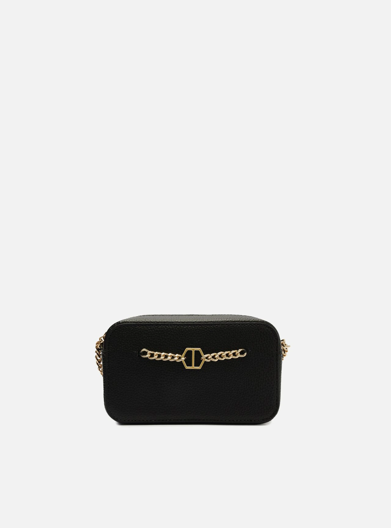 Bolsa Tiracolo Preta Pequena Corrente ID