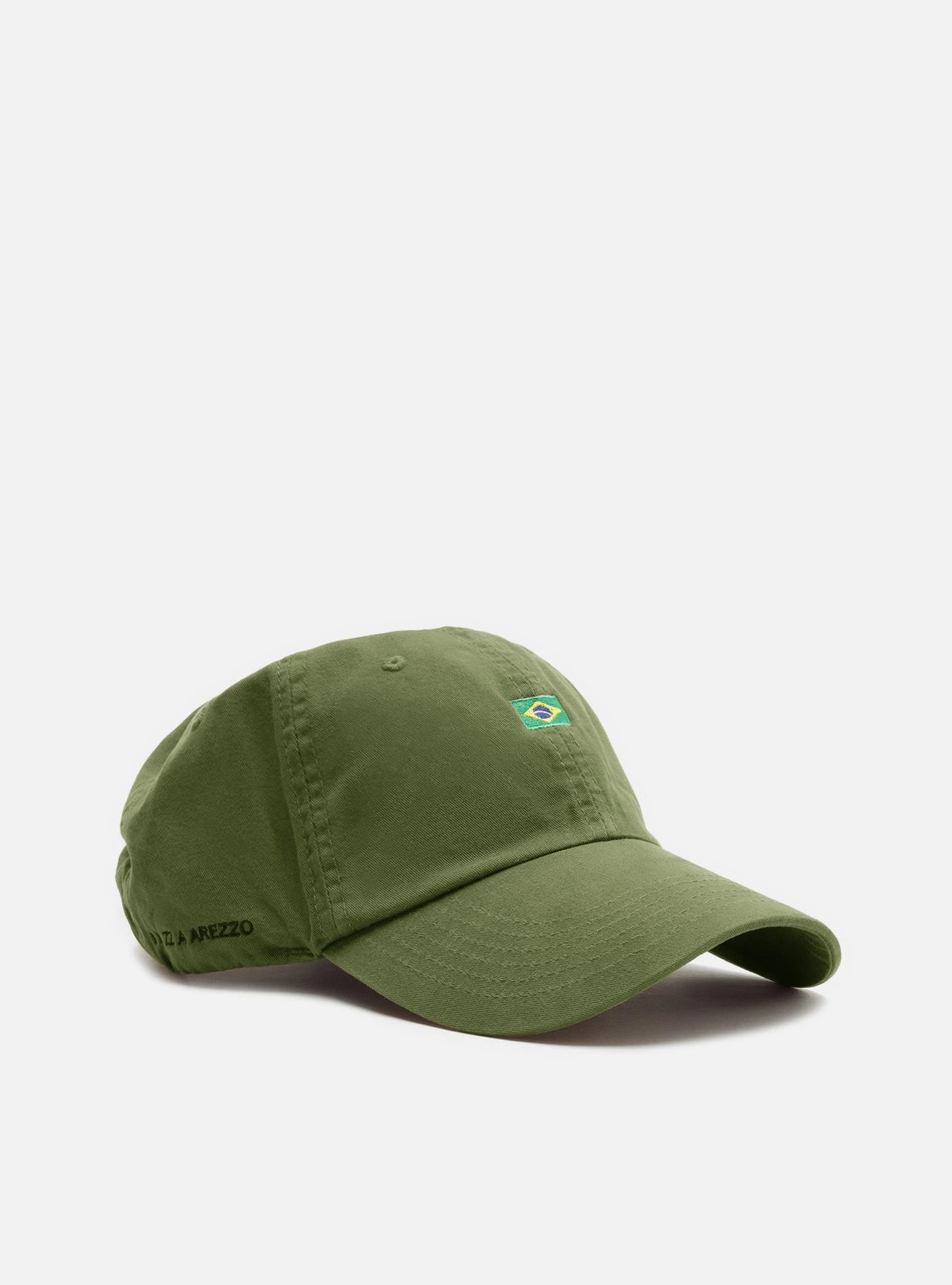 Boné Verde Bordado Bandeira Brizza