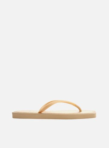 Chinelo de Dedo Dourado Square Recouro Brizza
