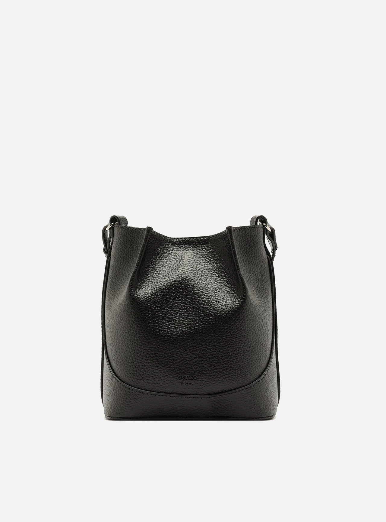 Bolsa Bucket Preta Pequena Granulada