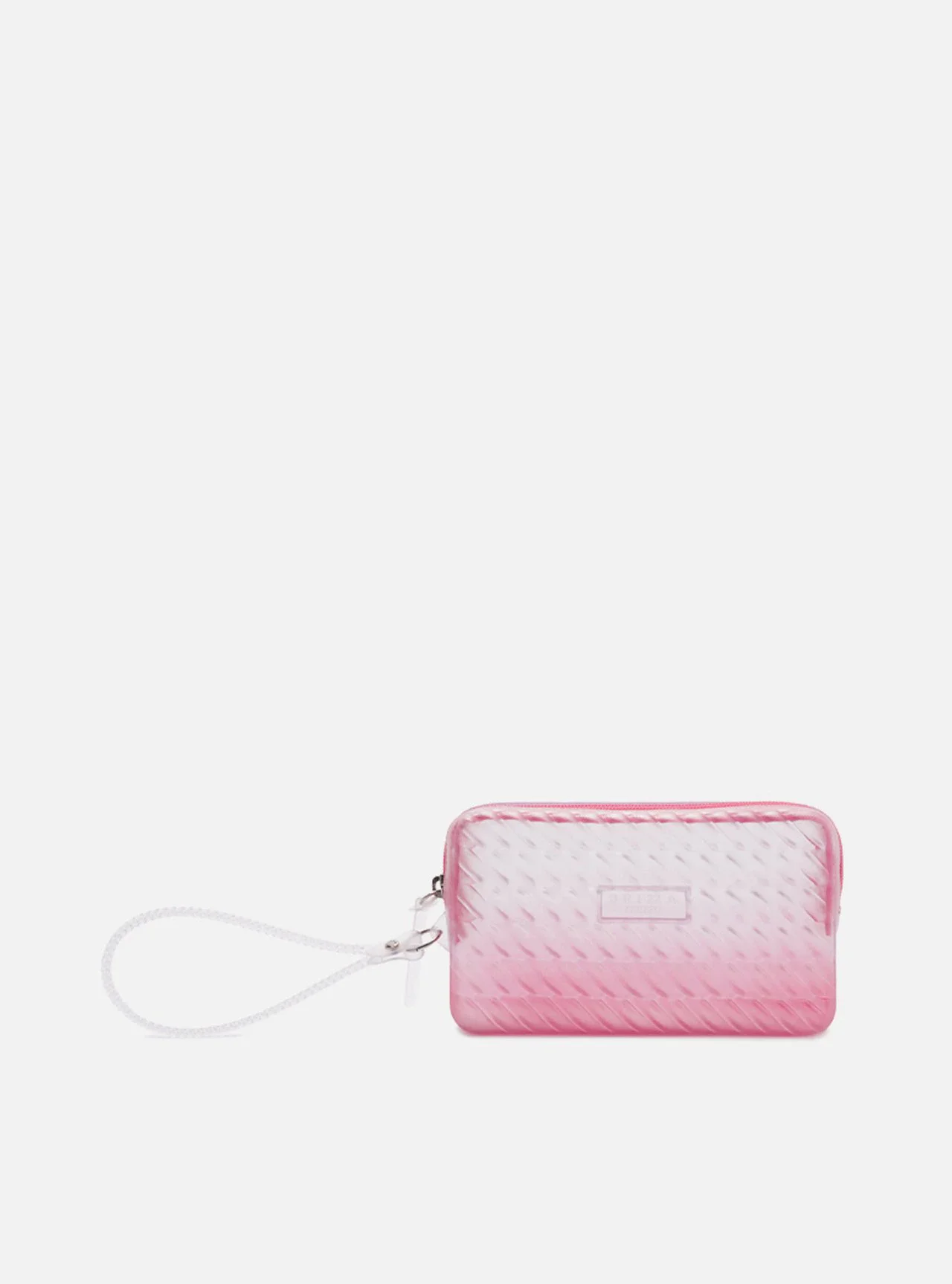 Bolsa Clutch Rosa Pequena Vinil Brizza