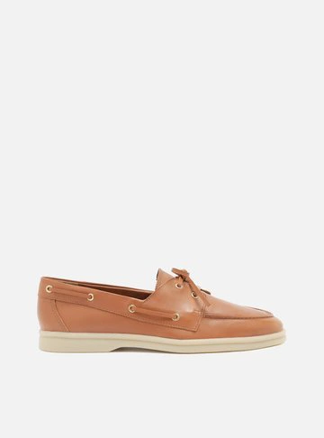 Mocassim Marrom Salto Baixo