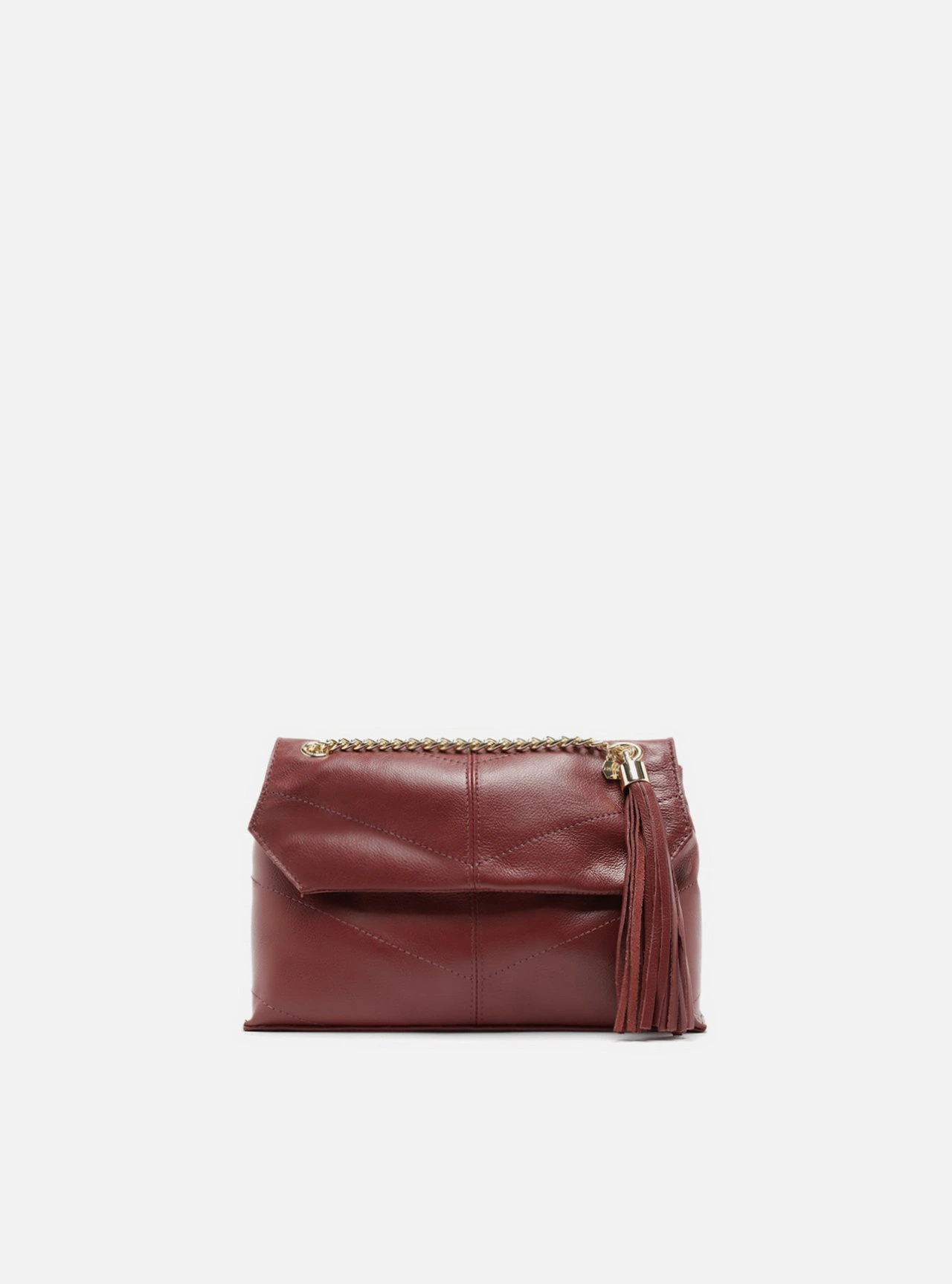Bolsa Tiracolo Vermelha Couro Ísis Pequena