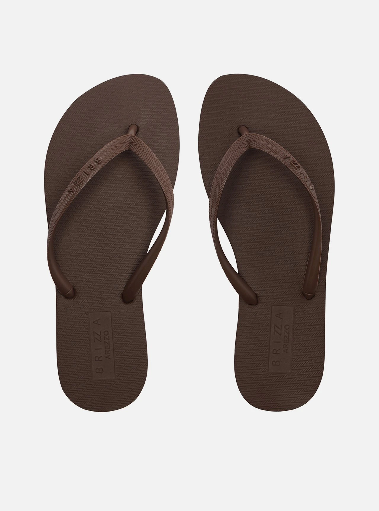 Chinelo de Dedo Marrom Flatform Brizza
