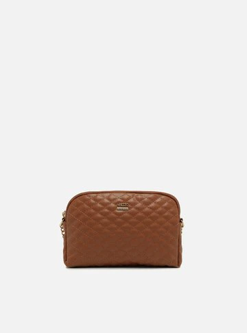 Bolsa Tiracolo Marrom Pequena Matelassê