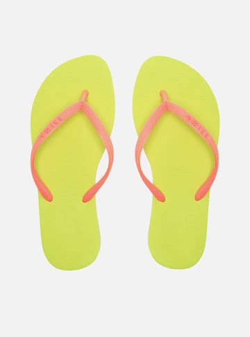 Chinelo de Dedo Multicolorido Tiras Laranja Essential Brizza