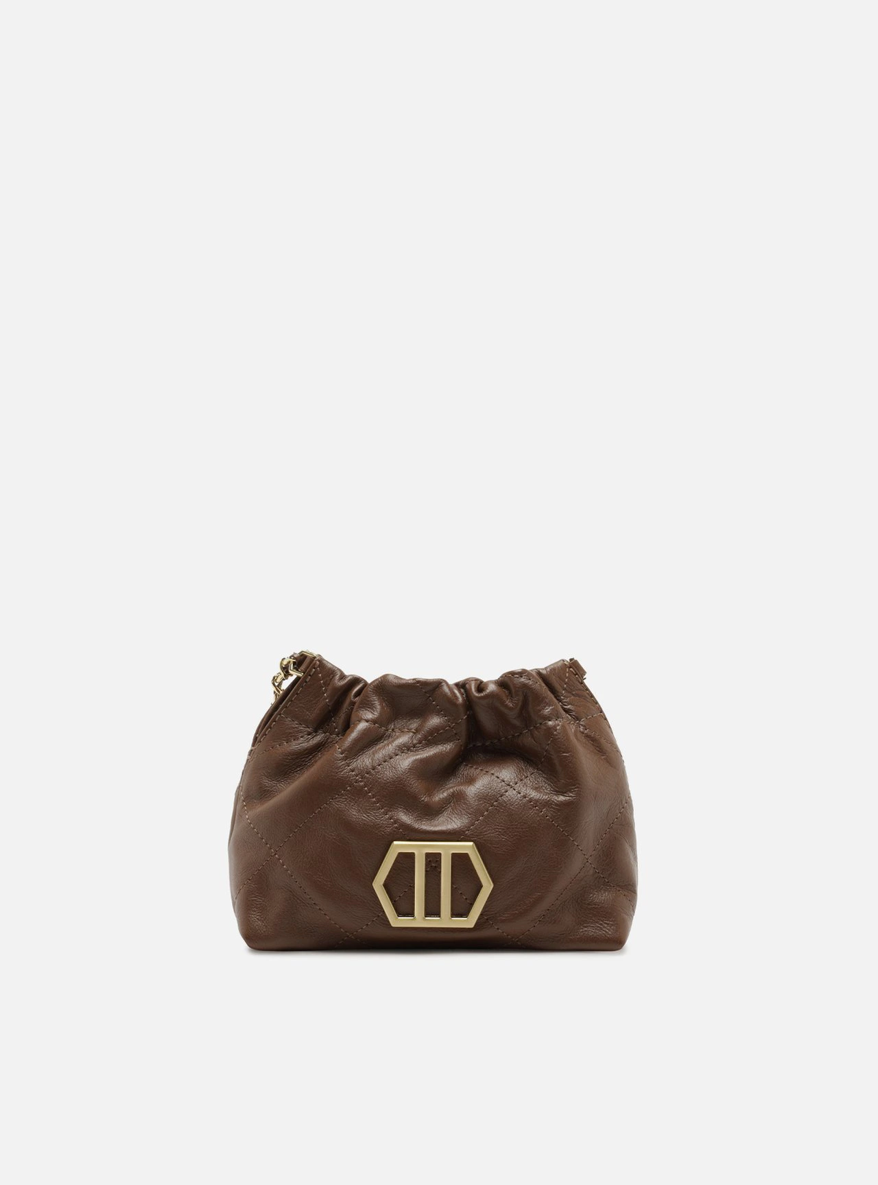 Bolsa Tiracolo Marrom Couro Pequena Esther