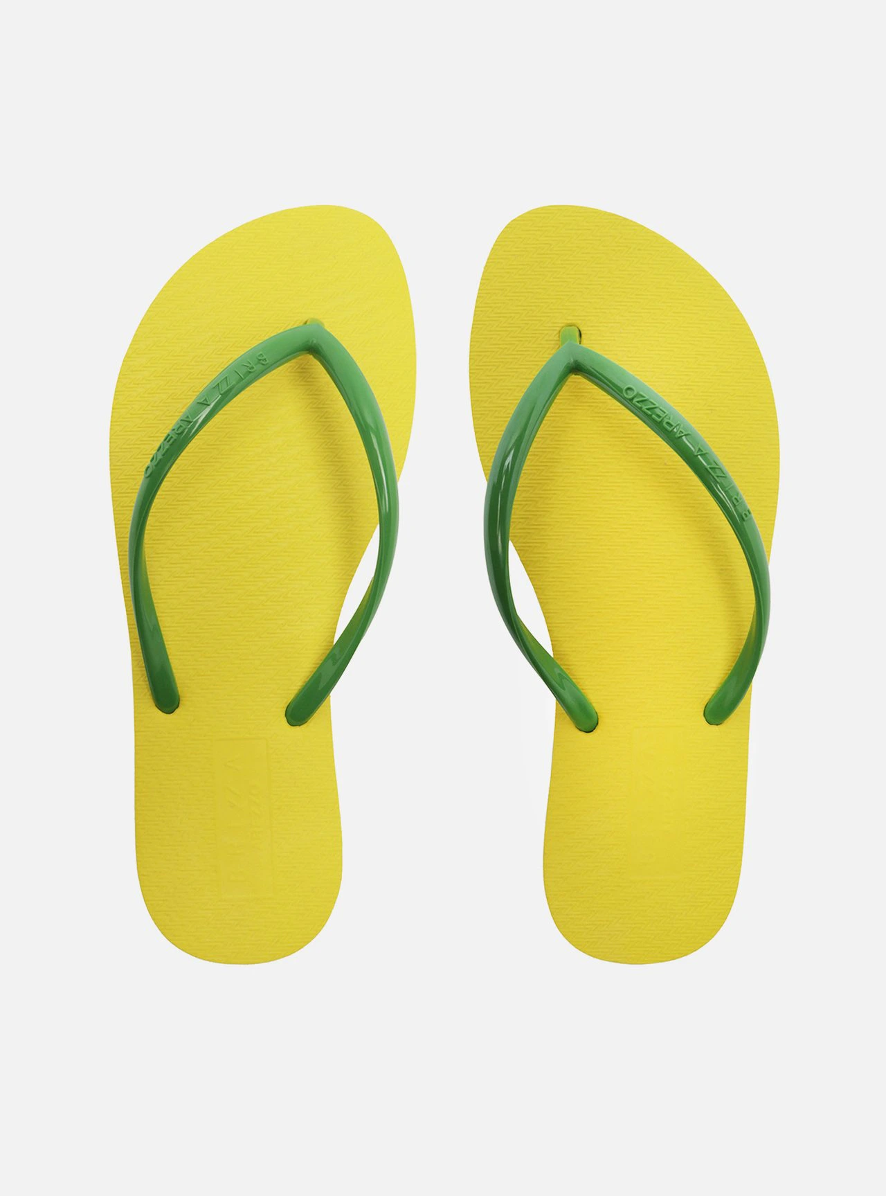 Chinelo de Dedo Verde Plataforma Tiras Brizza