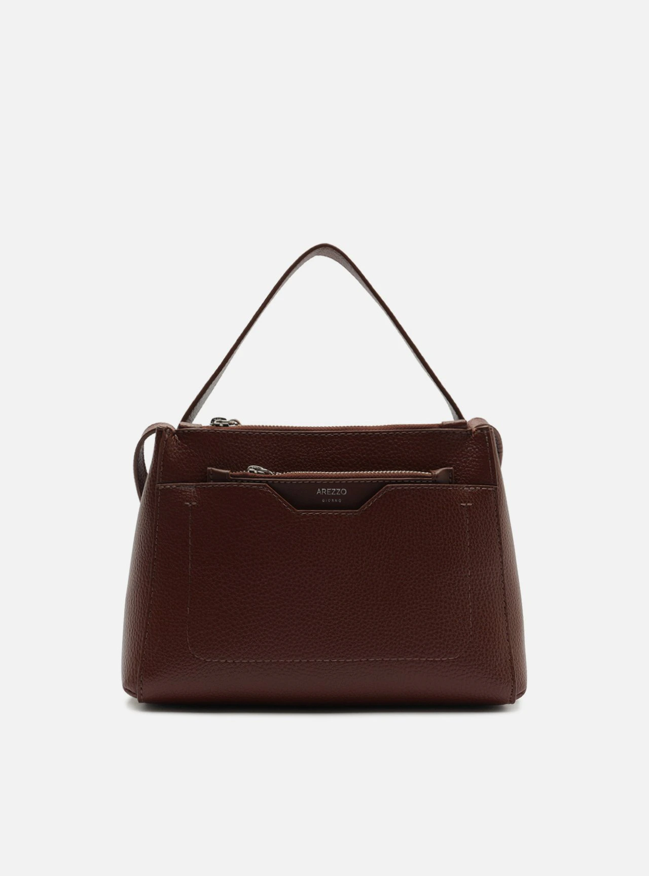 Bolsa Tote Marrom Média Metais