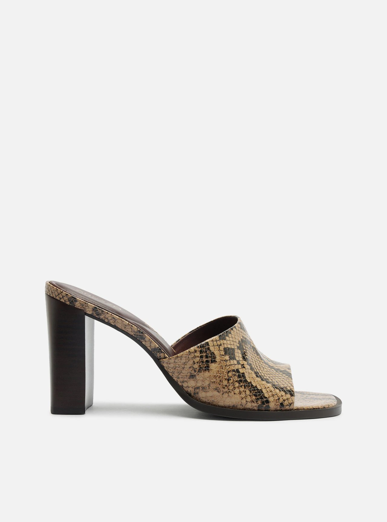Tamanco Animal Print Salto Bloco