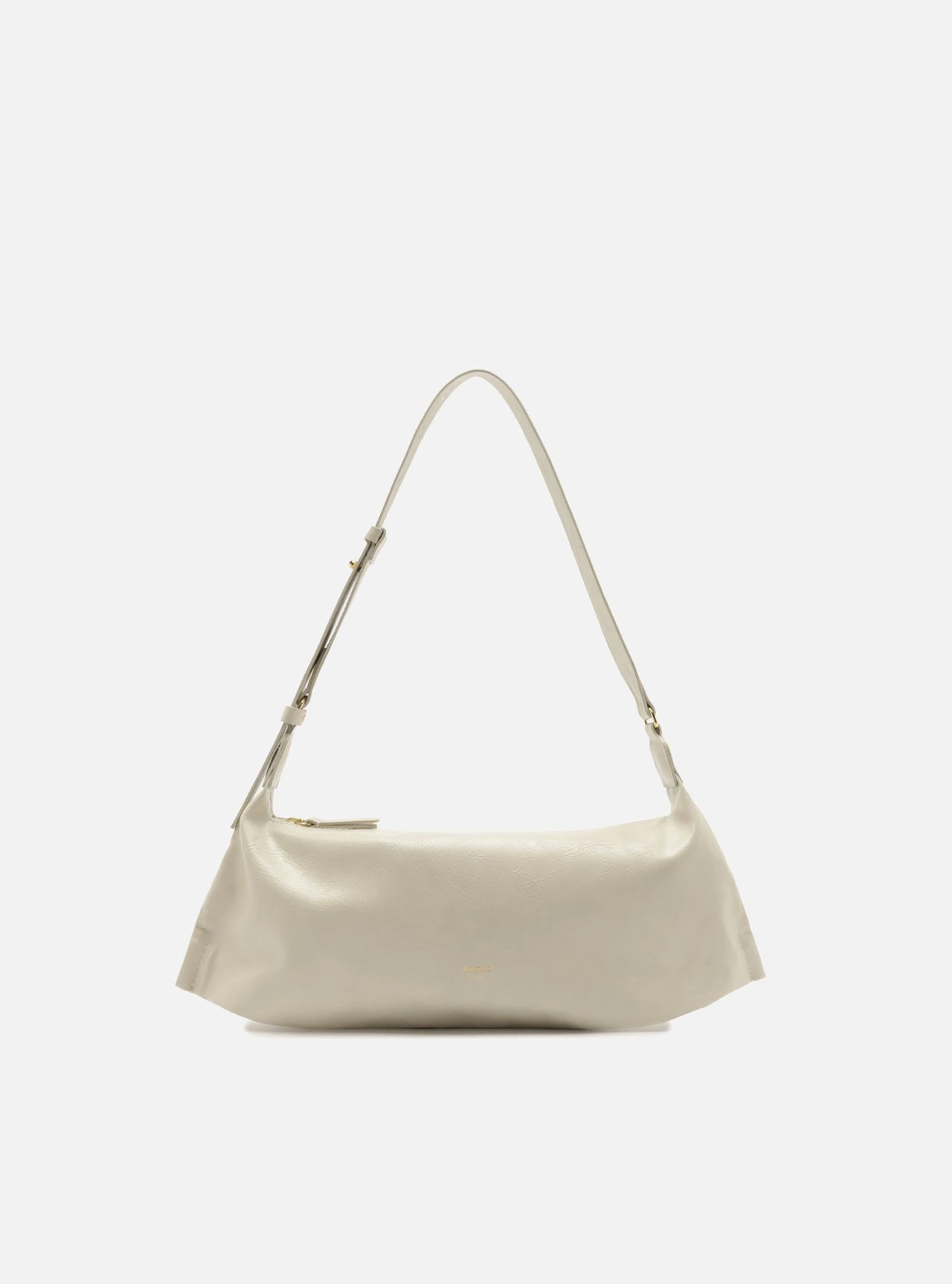 Bolsa Shoulder Branca Média Soft Alça Larga