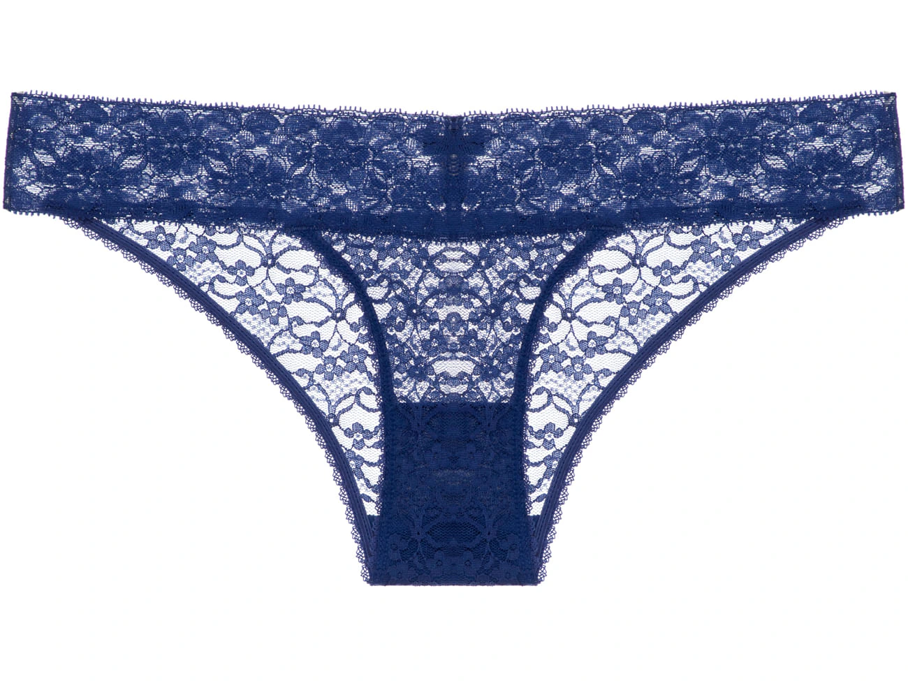 Calcinha Biquíni Renda Sweet Lace Azul Indigo