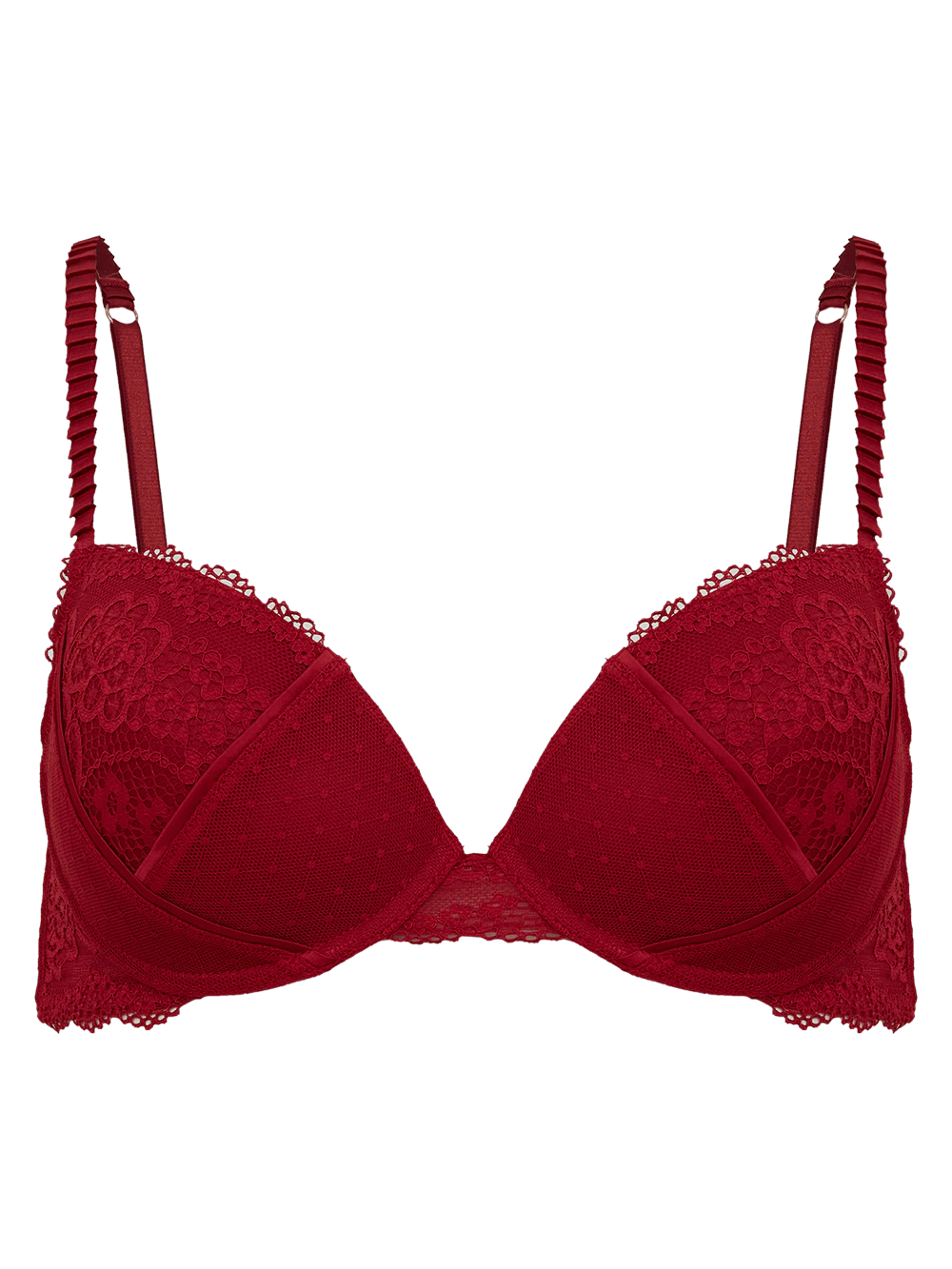 Sutiã Meia Taça Renda At Night Ii Vermelho Rio Red
