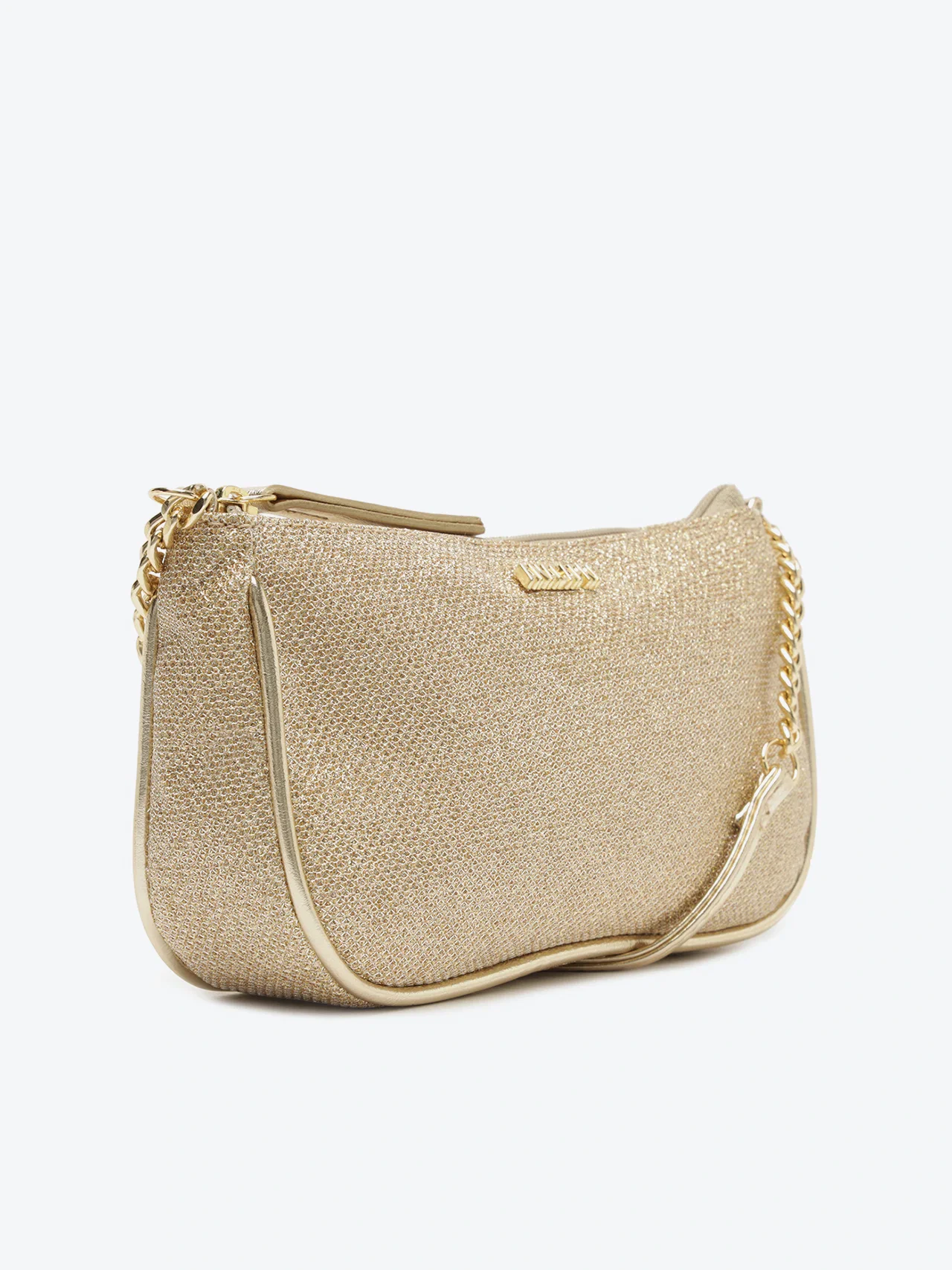Bolsa Tiracolo Média Gana Dourada