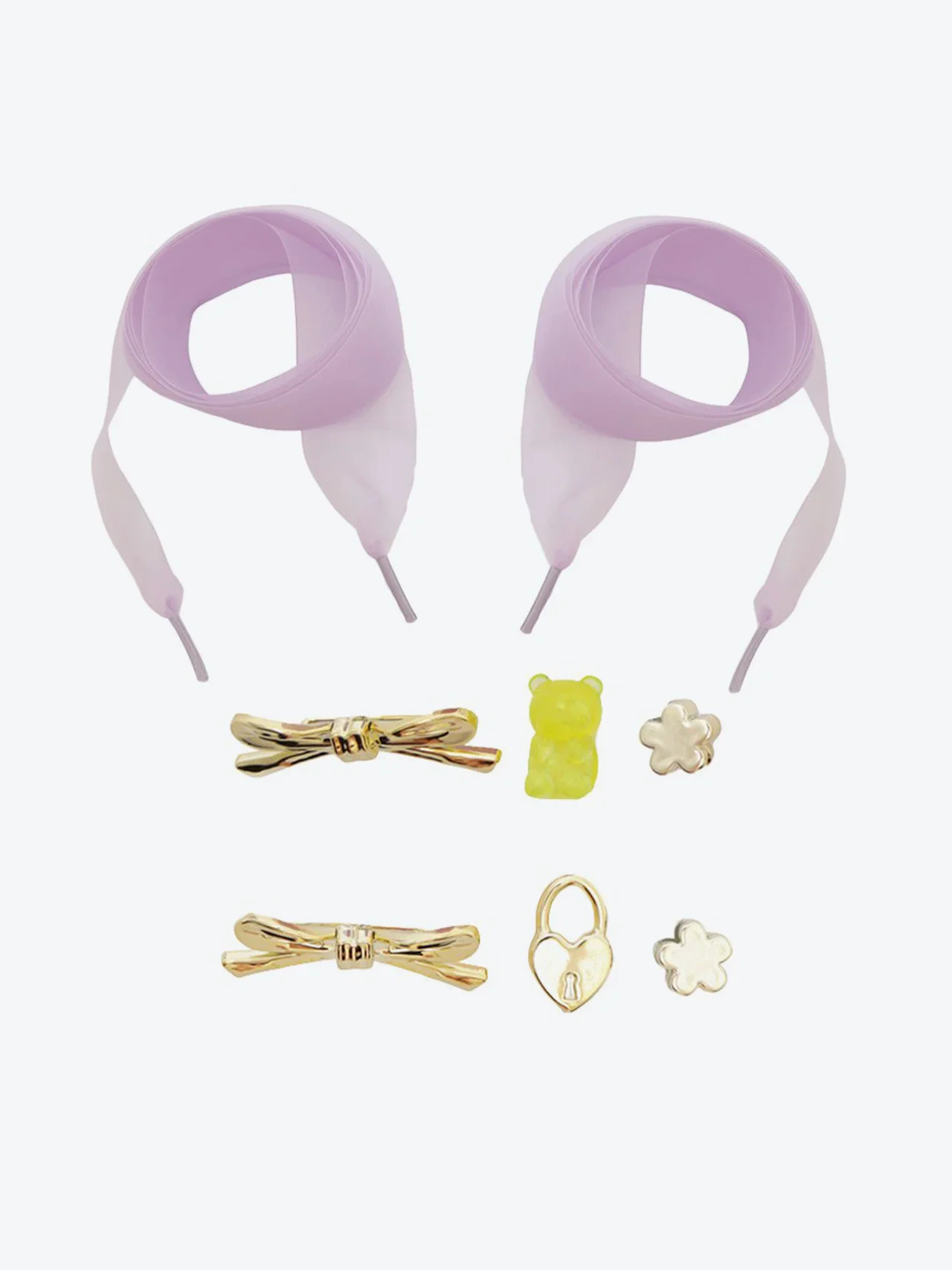 Kit de Personalização com Pingentes Funny Roxo