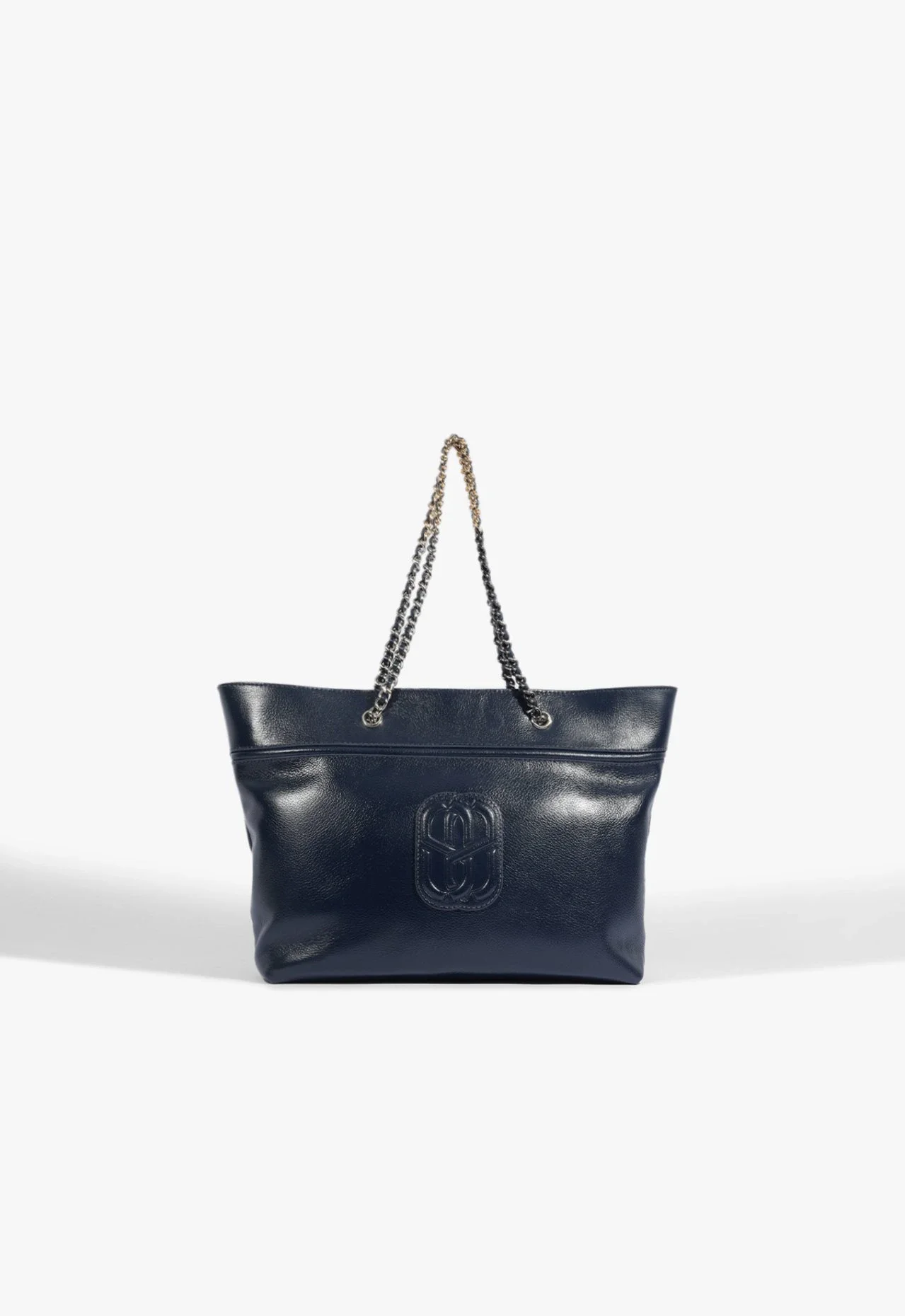 Bolsa Mini Shopping Belle Couro Azul
