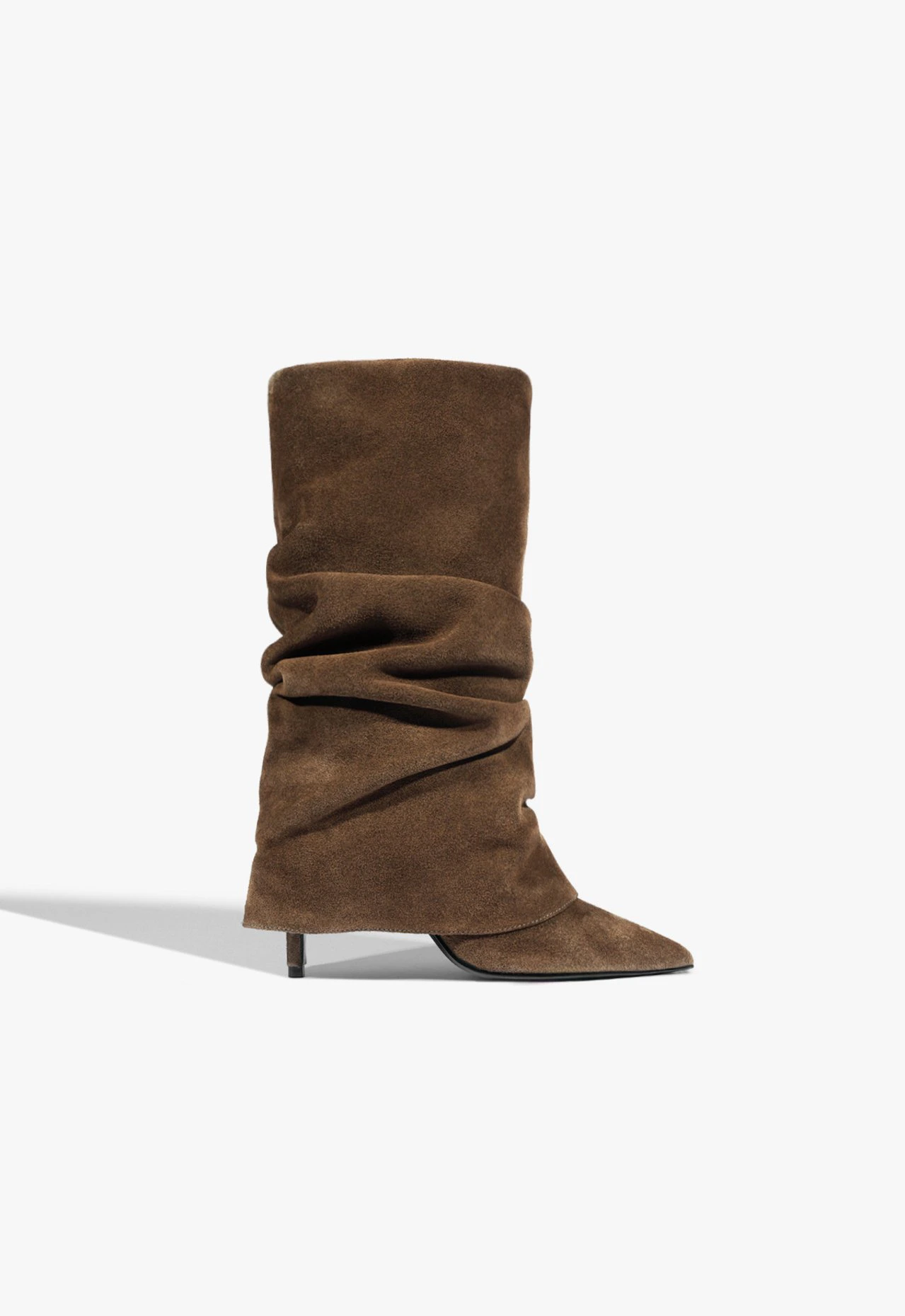 Bota Mikki Cloak Camurça Marrom