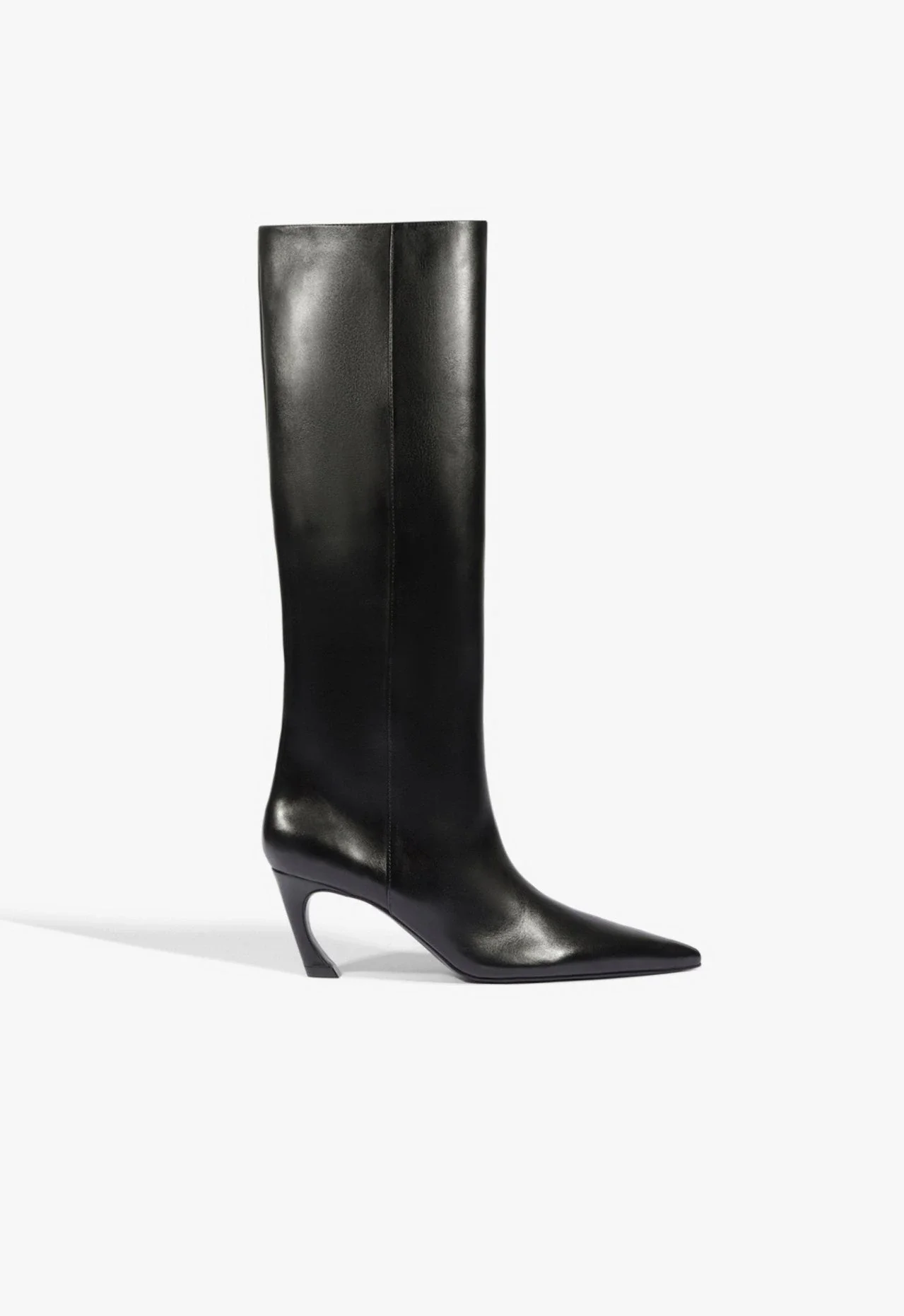 Bota Lexi Mid Couro Preta