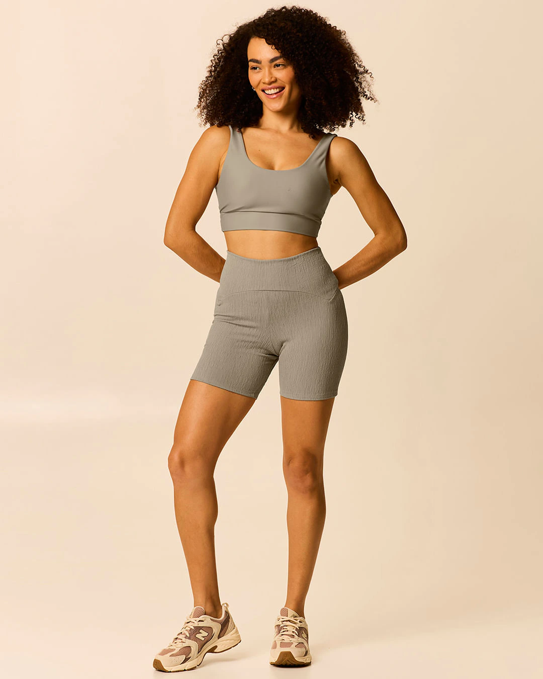 Shorts Esportivo Feminino Justo Em Jacquard Texturizado Malwee Active