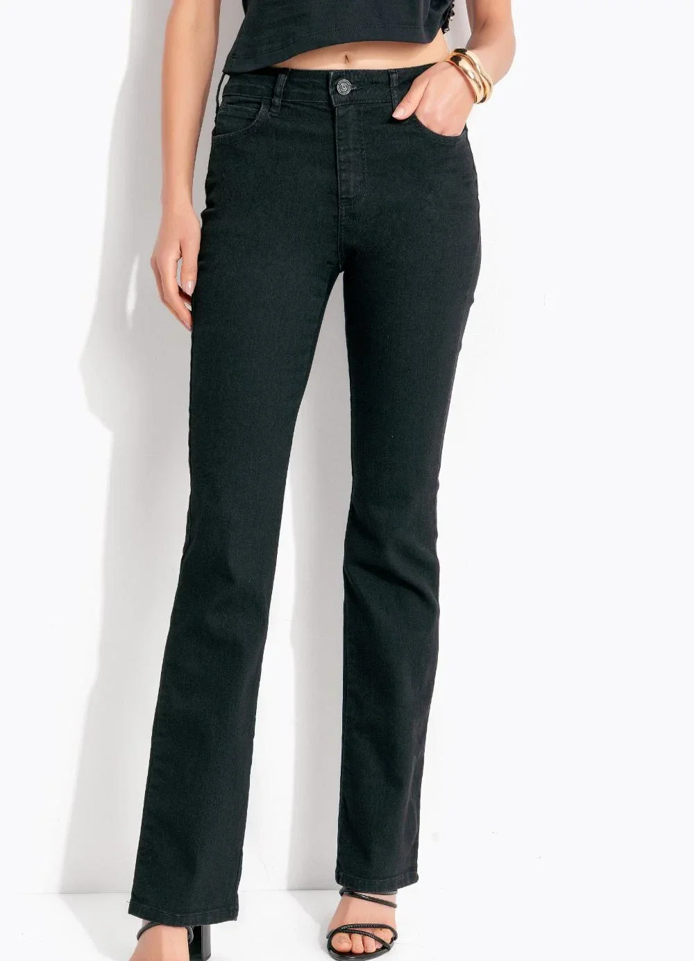 Colcci Jeans - Calça Jeans Nova York Reta Cj Preto