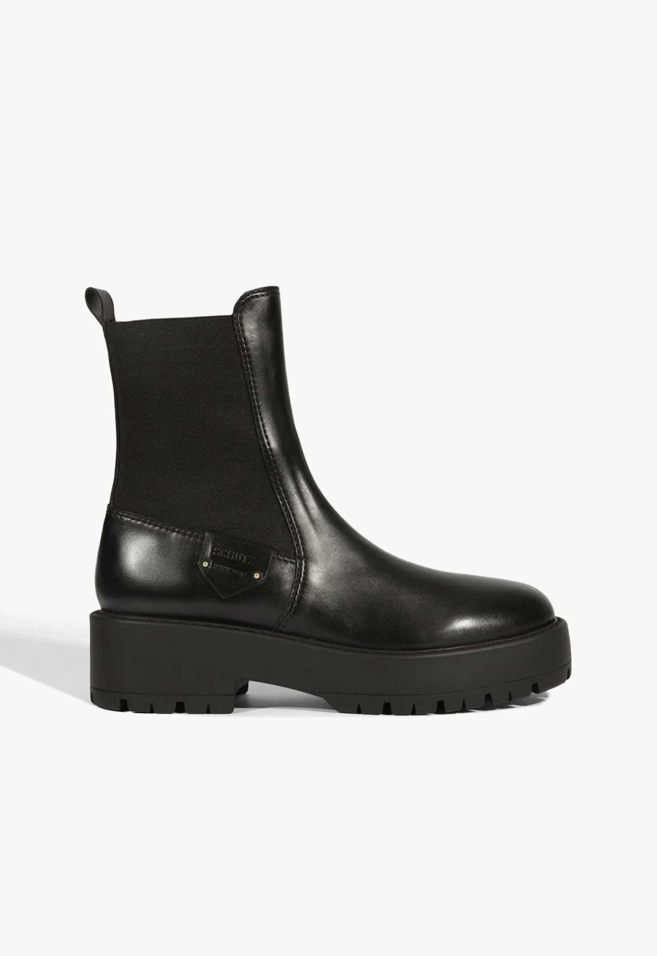 Bota Tratorada Sabrine Cano Curto Preta