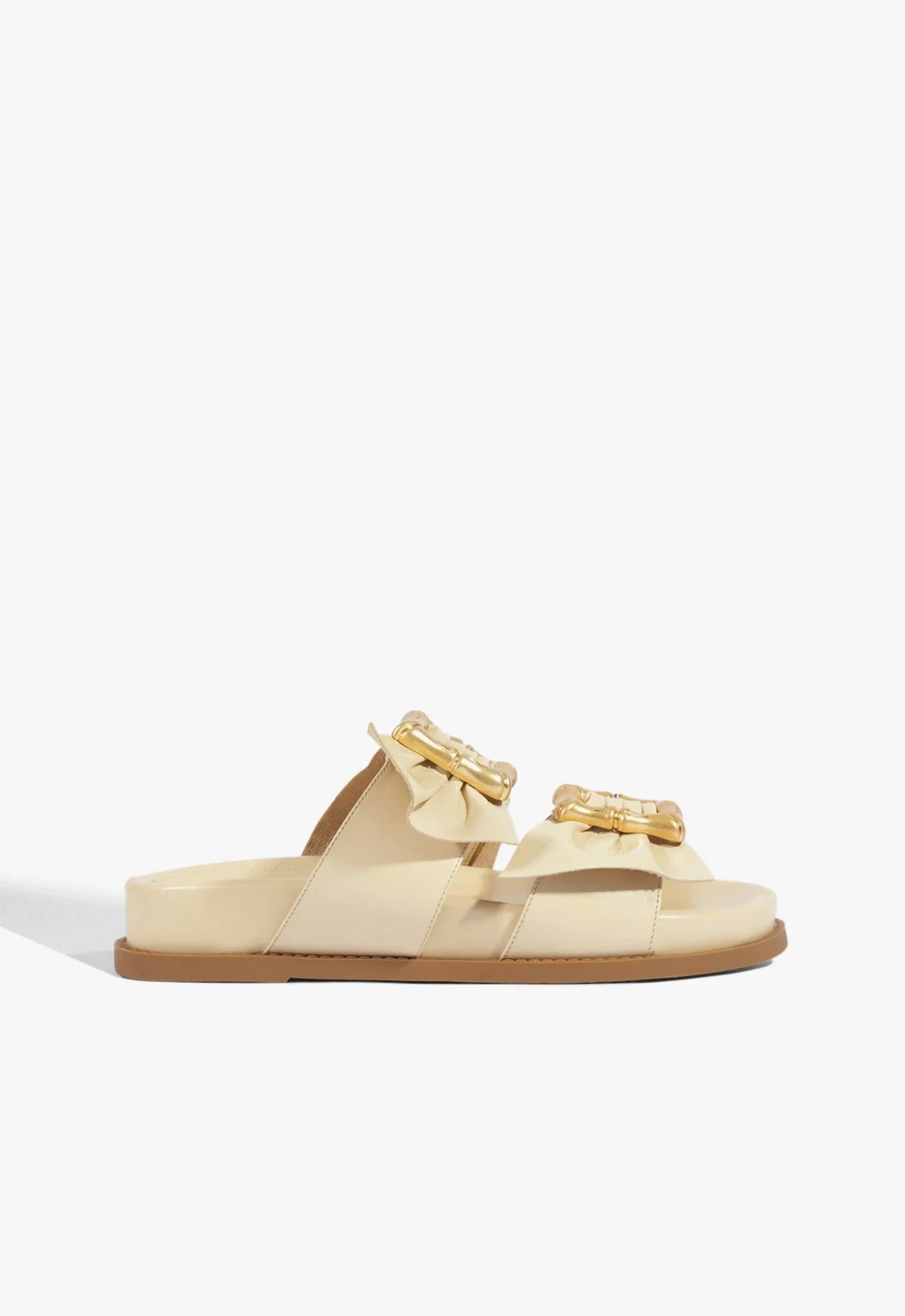 Papete Naomi Couro Off White