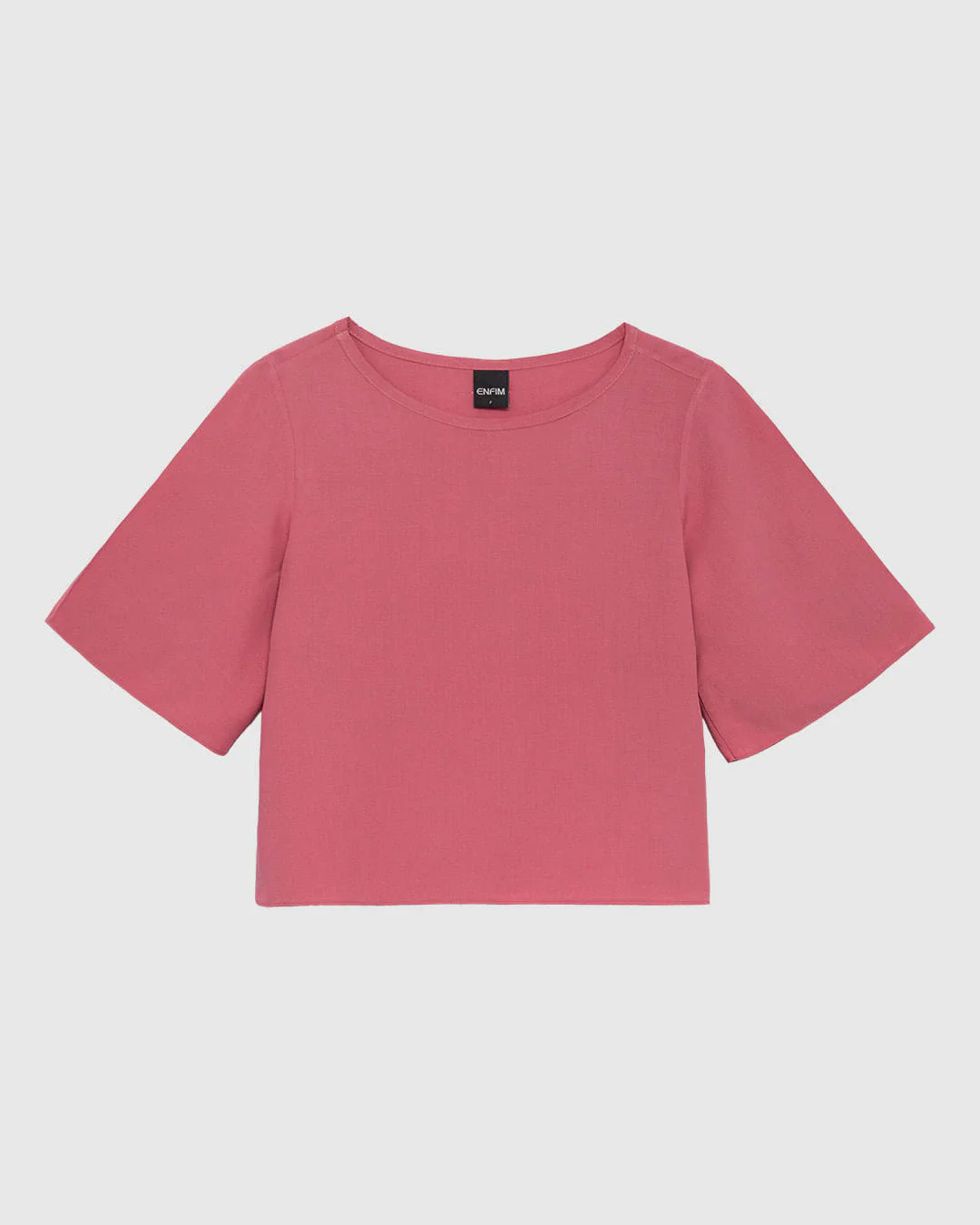 Blusa Box Feminina Manga 3/4 Em Viscose - ENFIM