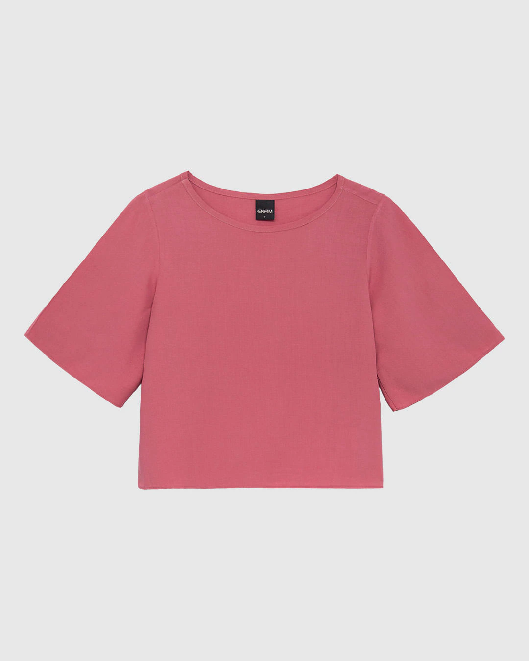 Blusa Box Feminina Manga 3/4 Em Viscose - ENFIM