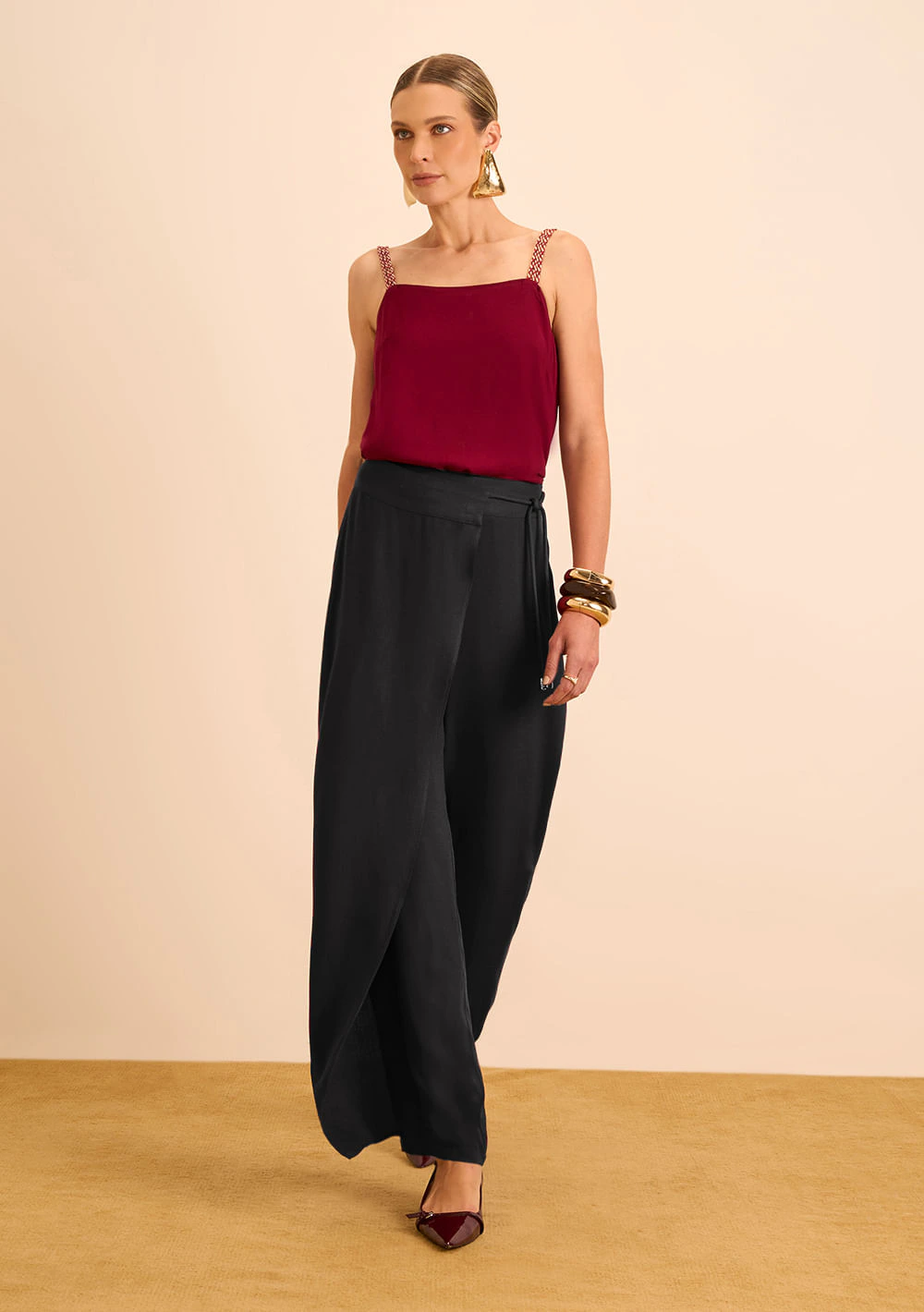 Calça Maria.Valentina Reta Alta Preto