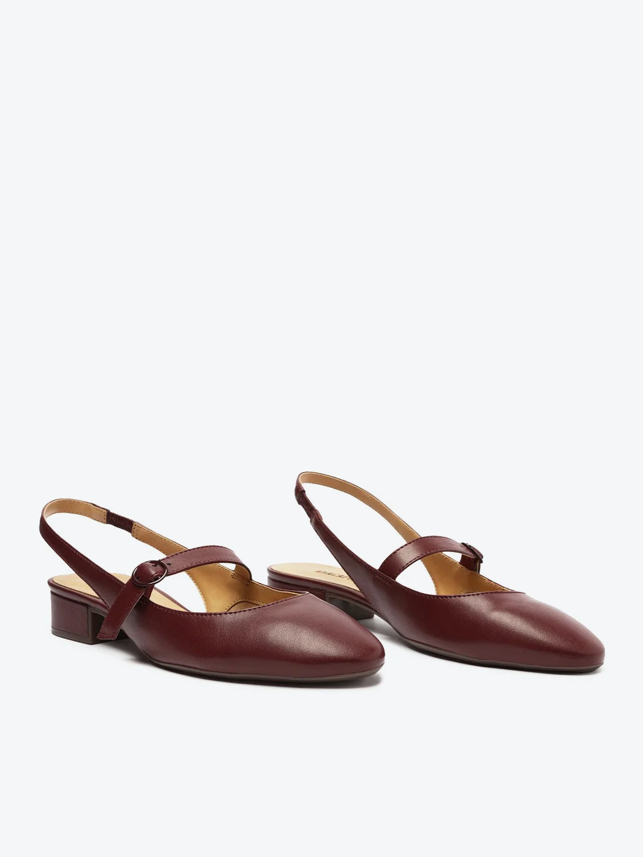 Scarpin Slingback Boneca Vinho
