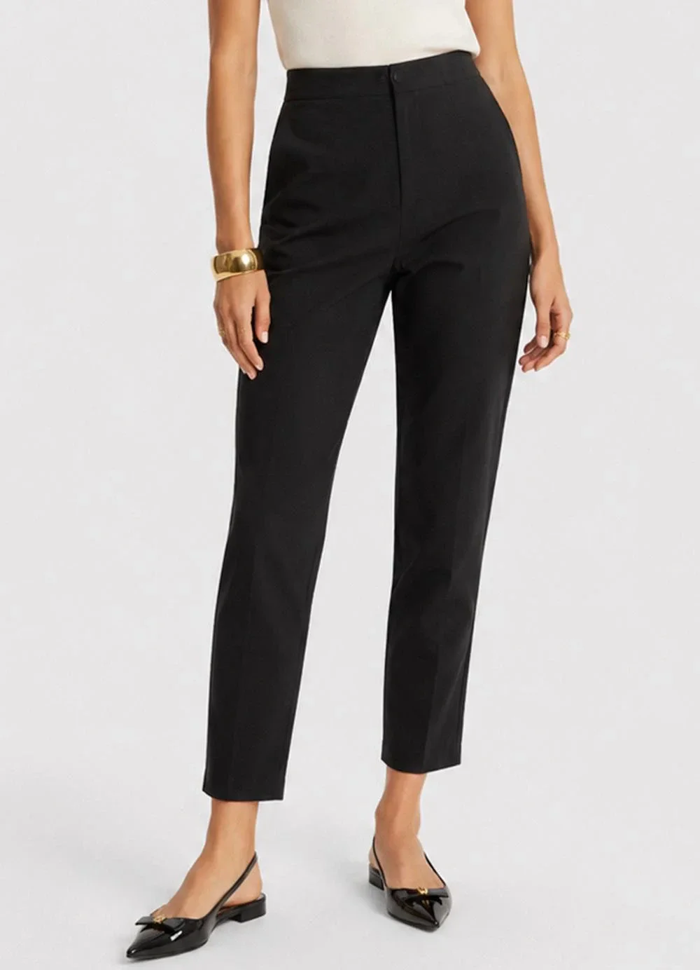Endless - Calça Feminina em Alfaiataria Verena Preto