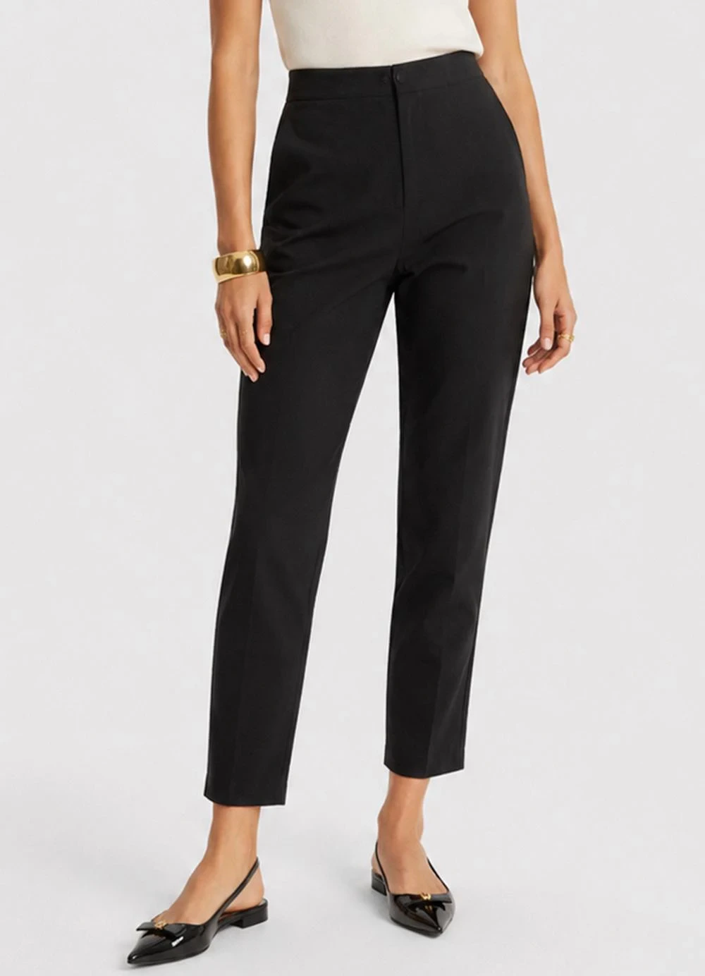 Endless - Calça Feminina em Alfaiataria Verena Preto