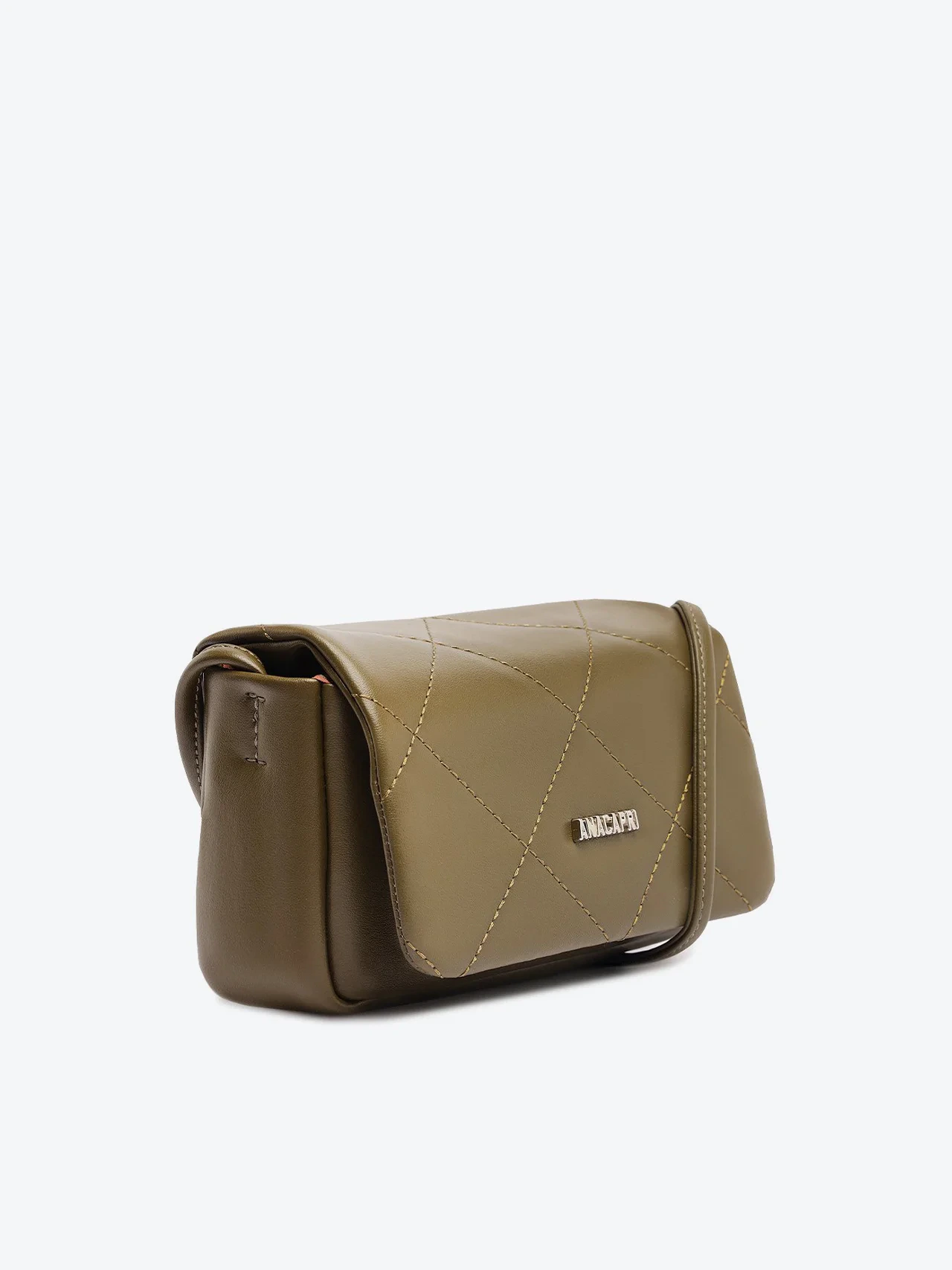 Bolsa Tiracolo Pequena Matelassê Essencial Verde
